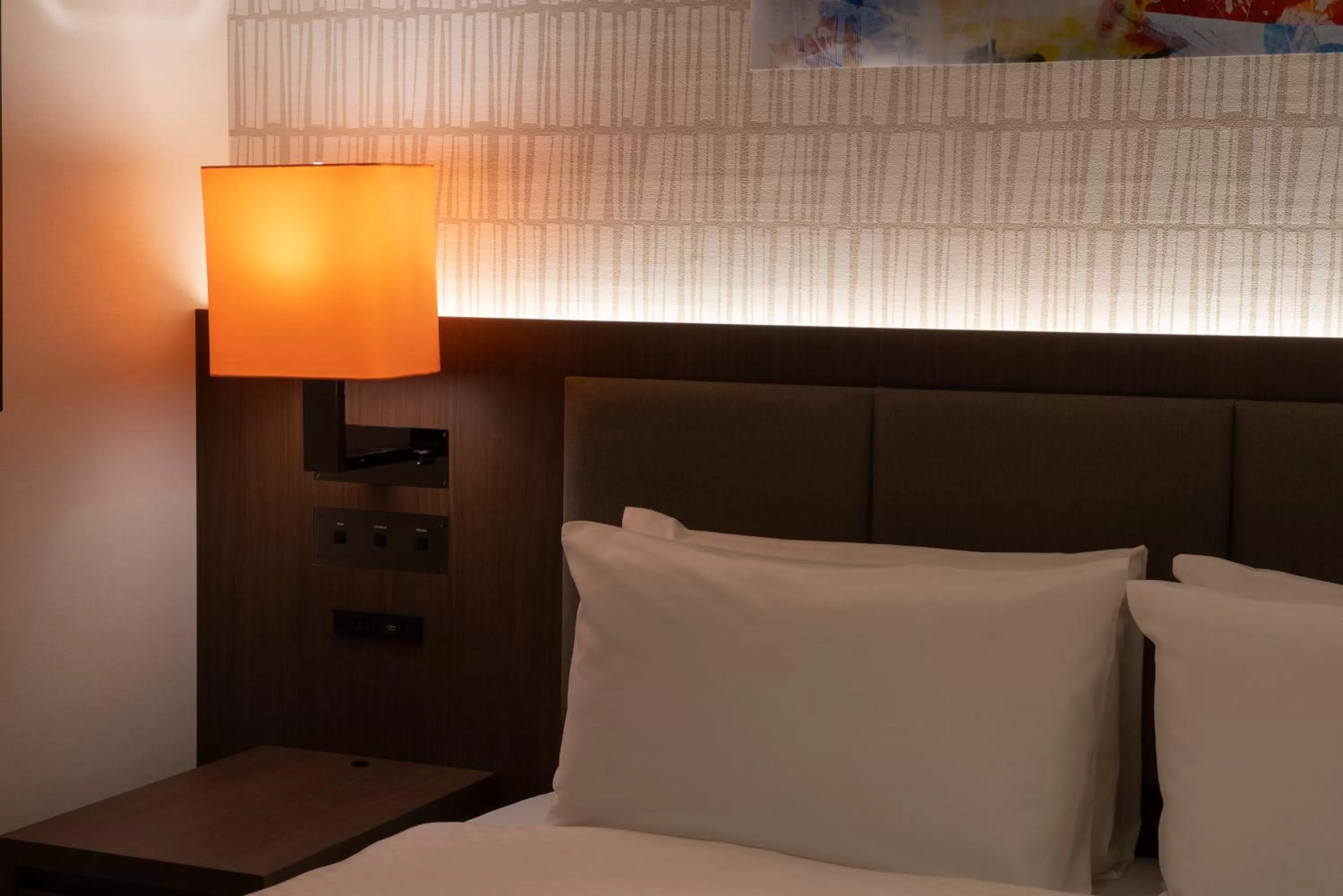 Bed in Hotel Forza Nagoya Sakae