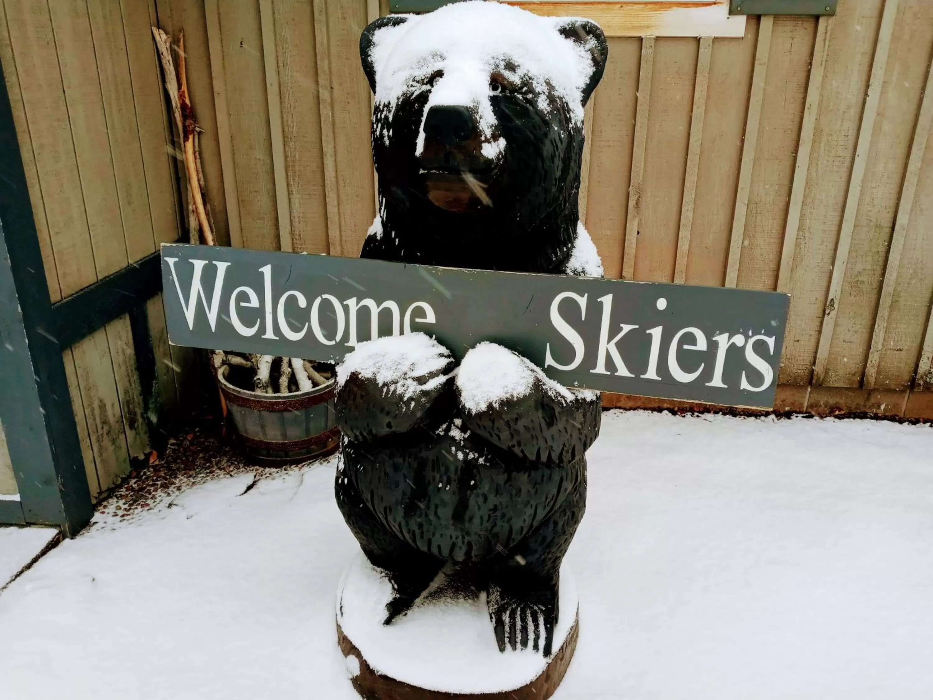 Winter in Cliff Dweller on Lake Superior