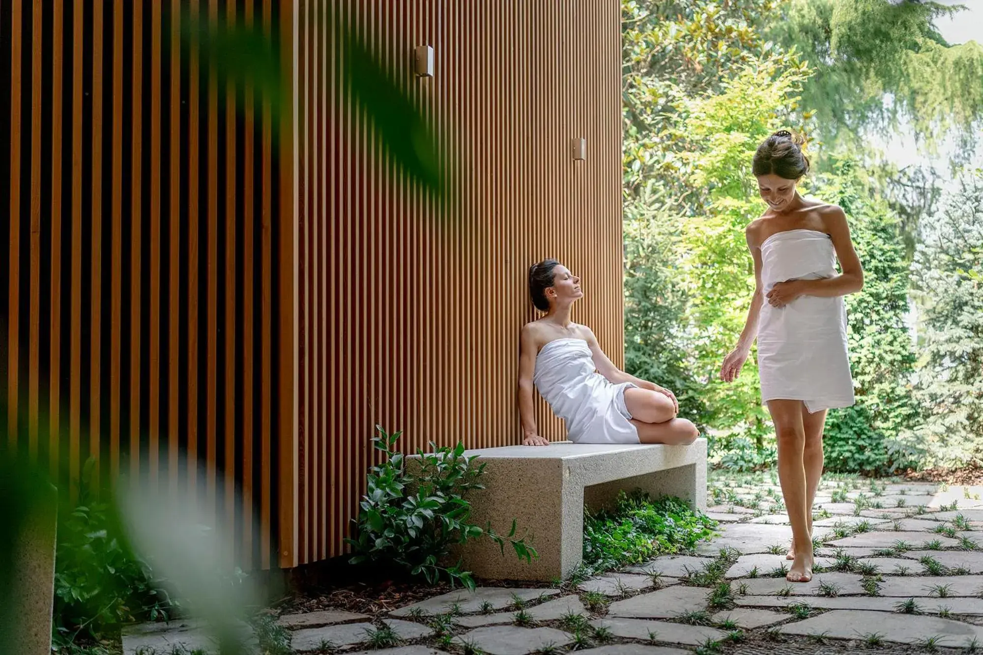 Garden in Apollo Terme Hotel