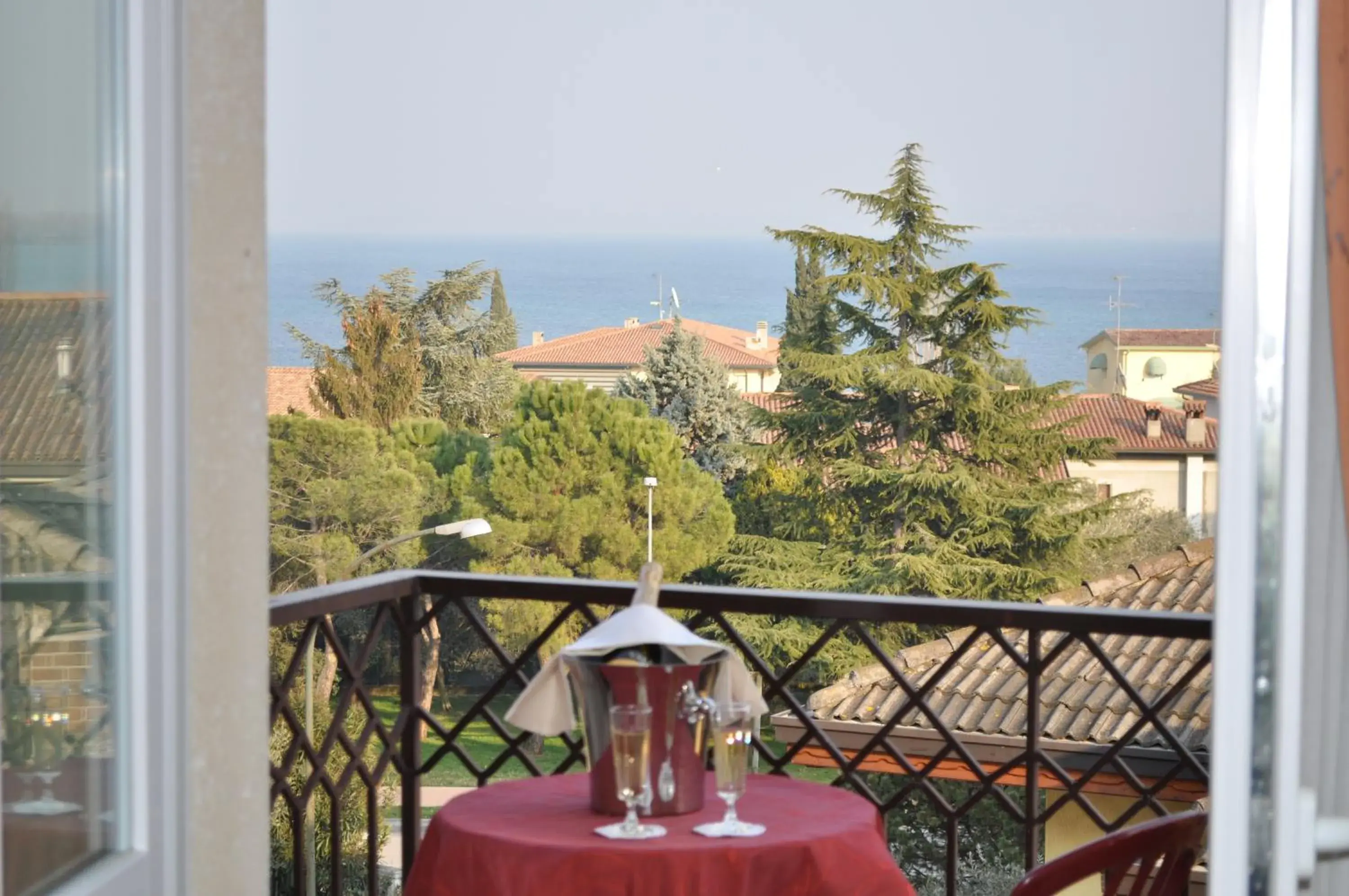 Decorative detail, Balcony/Terrace in Hotel Alsazia