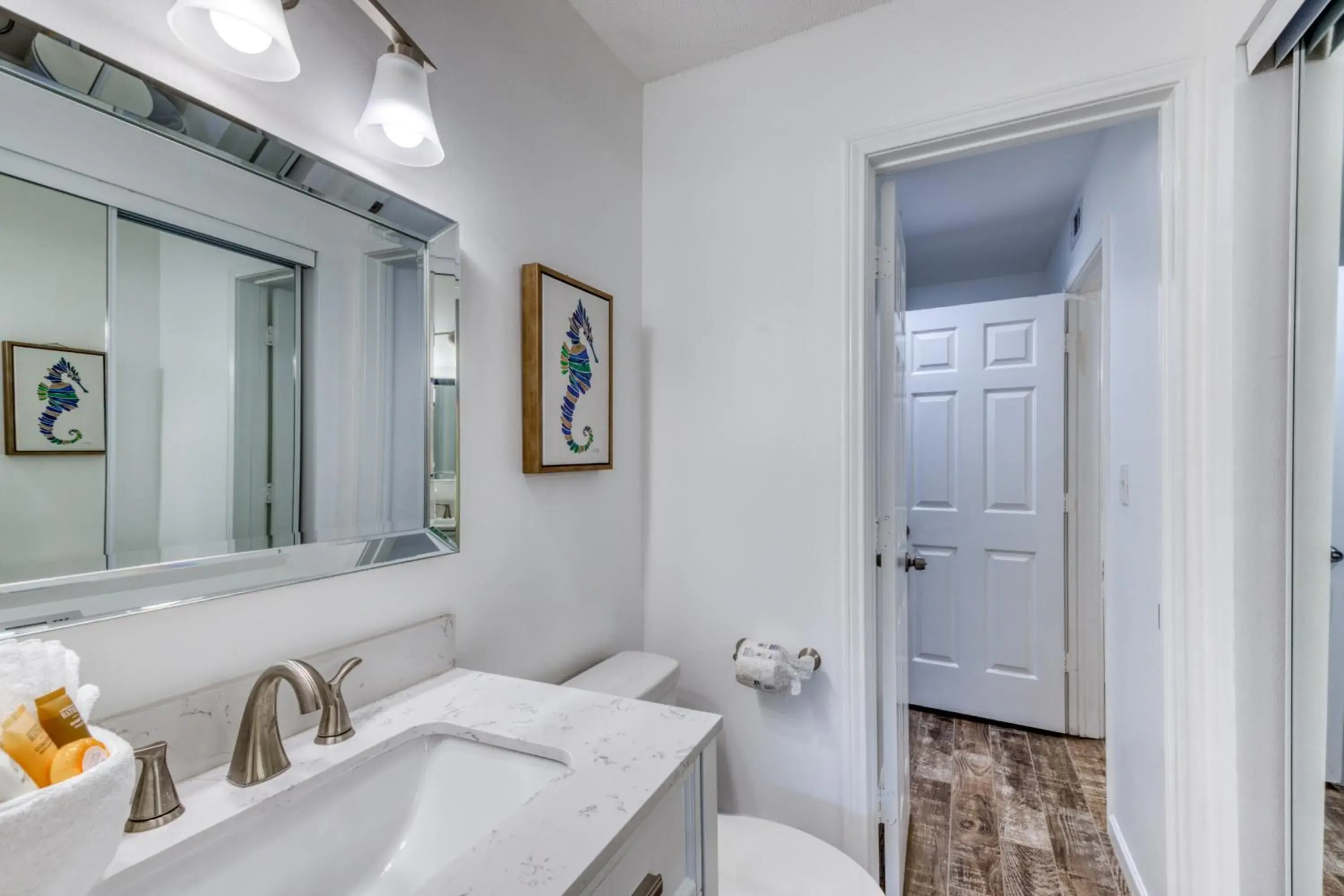 Bathroom in Crystal Sands Condominiums by ResortQuest