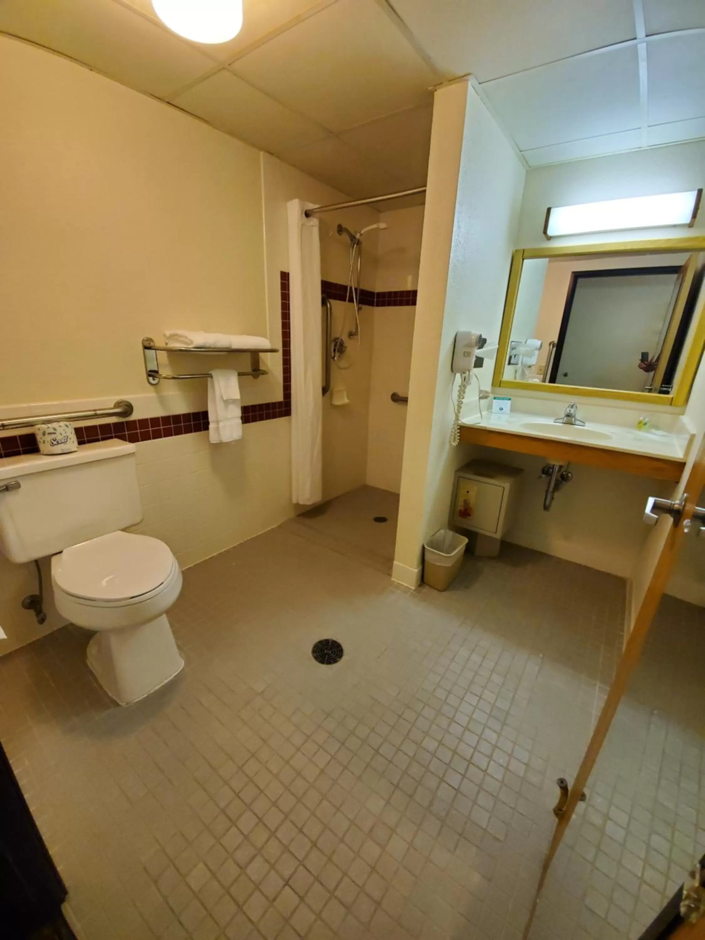 Shower in Boarders Inn and Suites by Cobblestone Hotels - Ripon