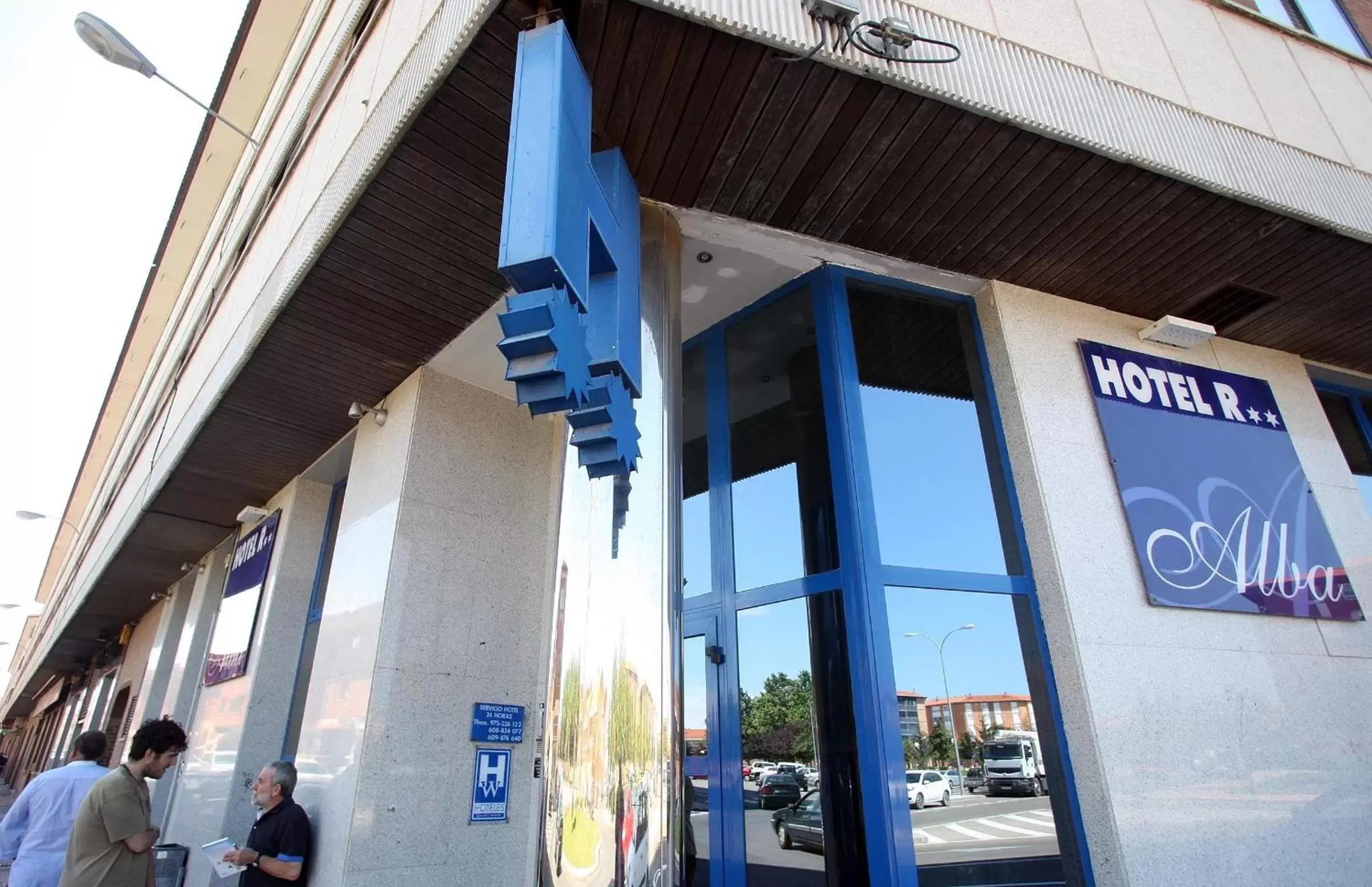 Facade/entrance, Property Building in Hotel Alba