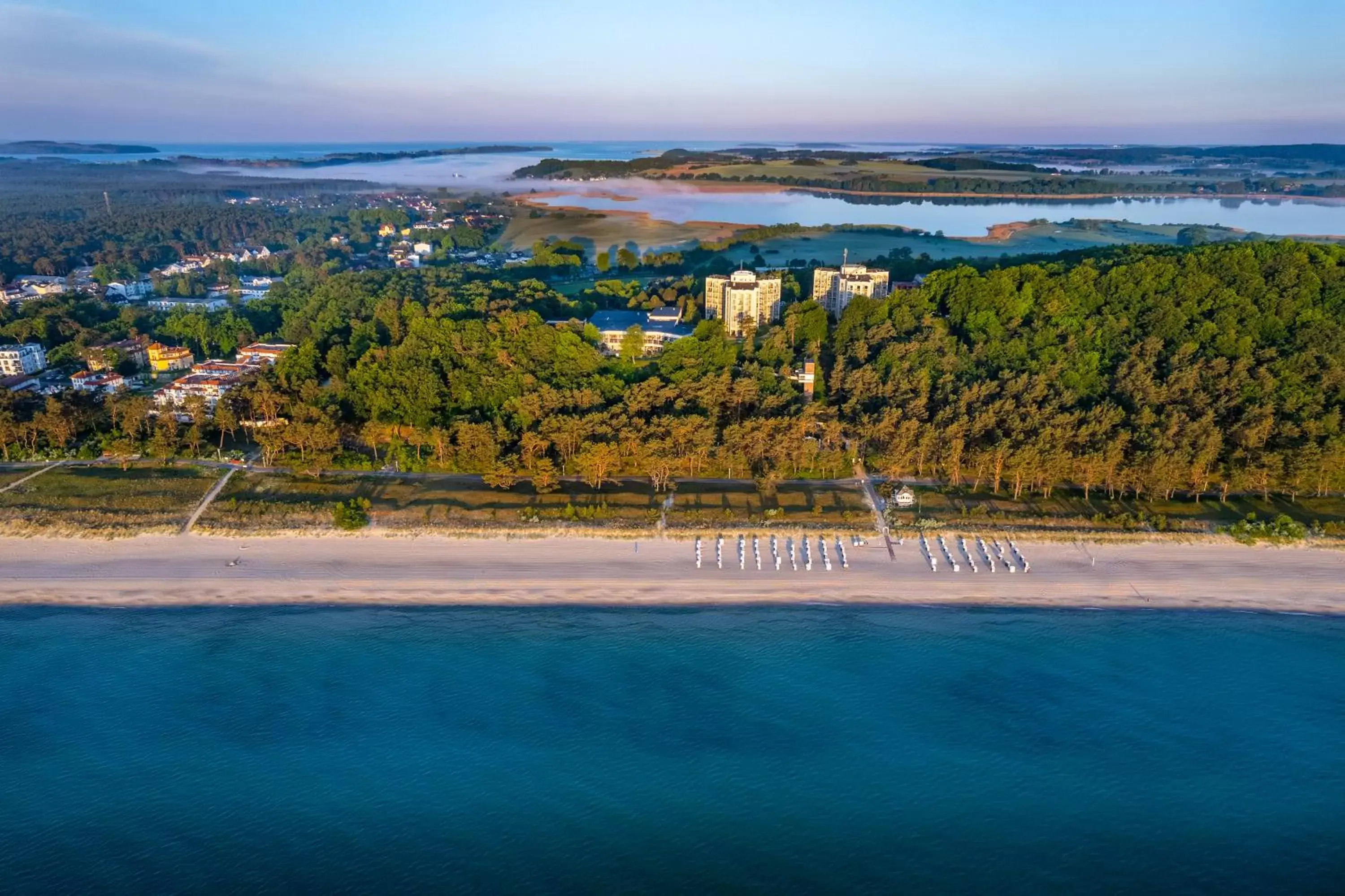 Property building, Bird's-eye View in Cliff Hotel Rügen