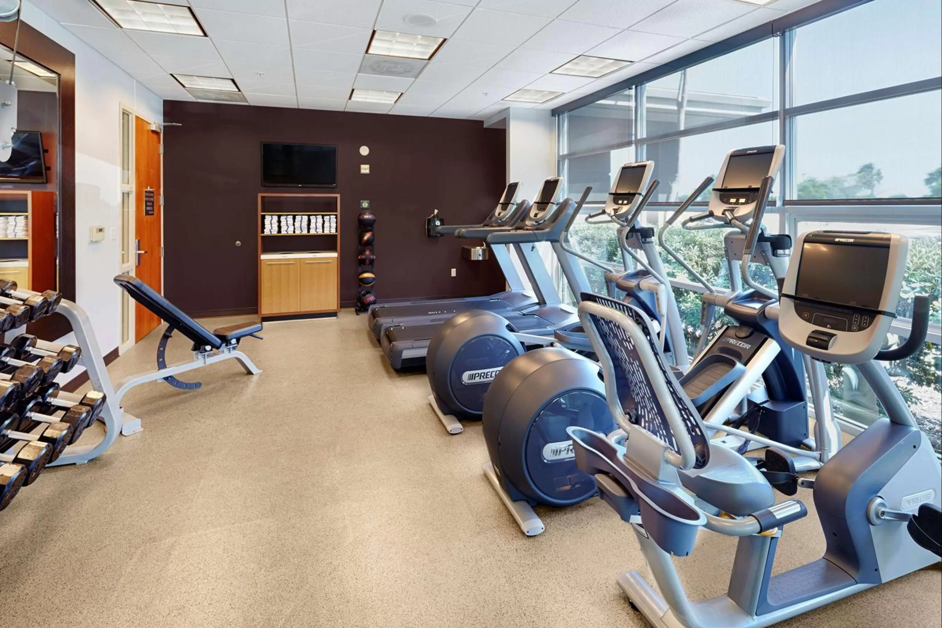 Fitness centre/facilities in DoubleTree by Hilton San Francisco Airport North Bayfront