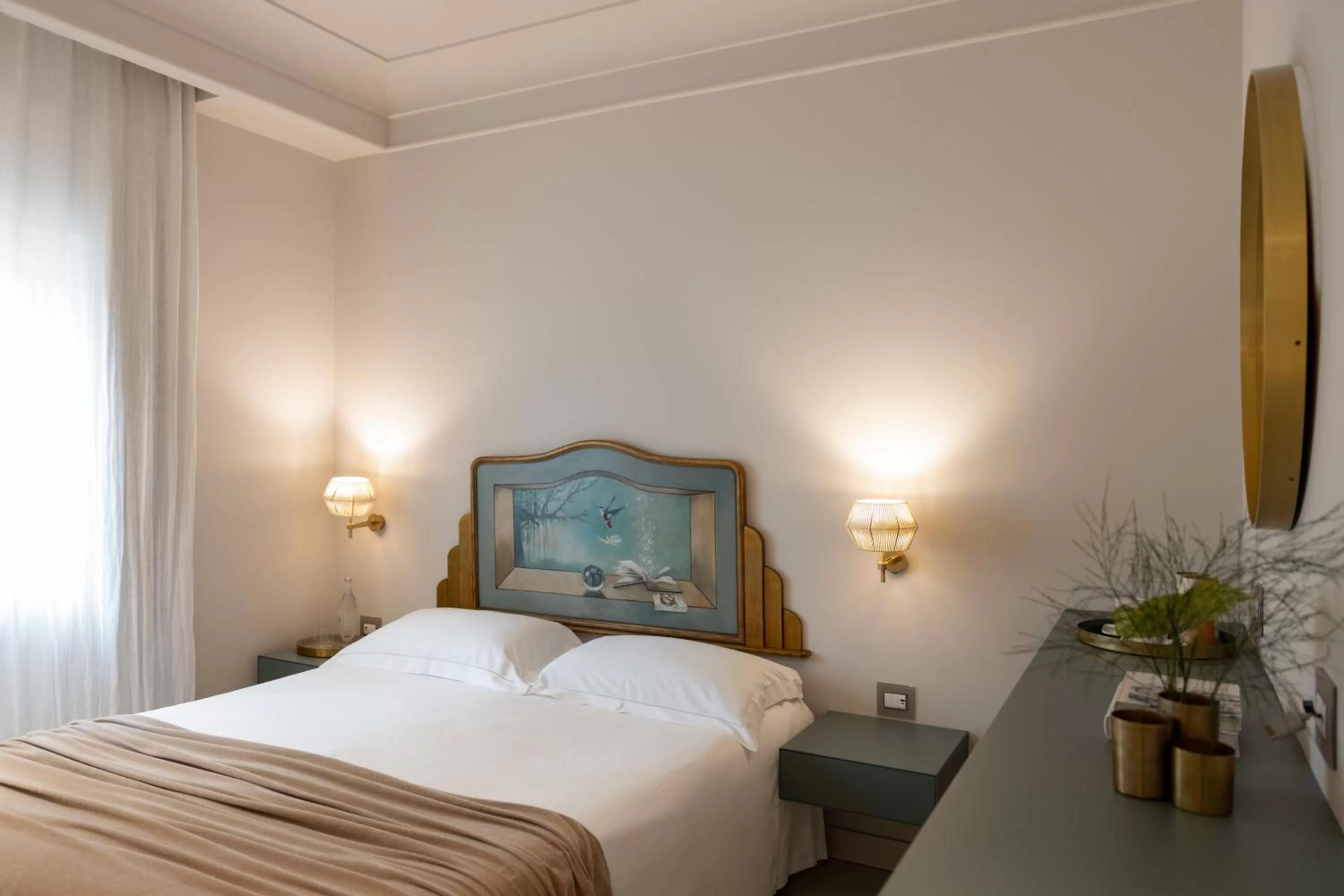 Bed in Taodomus Boutique Hotel