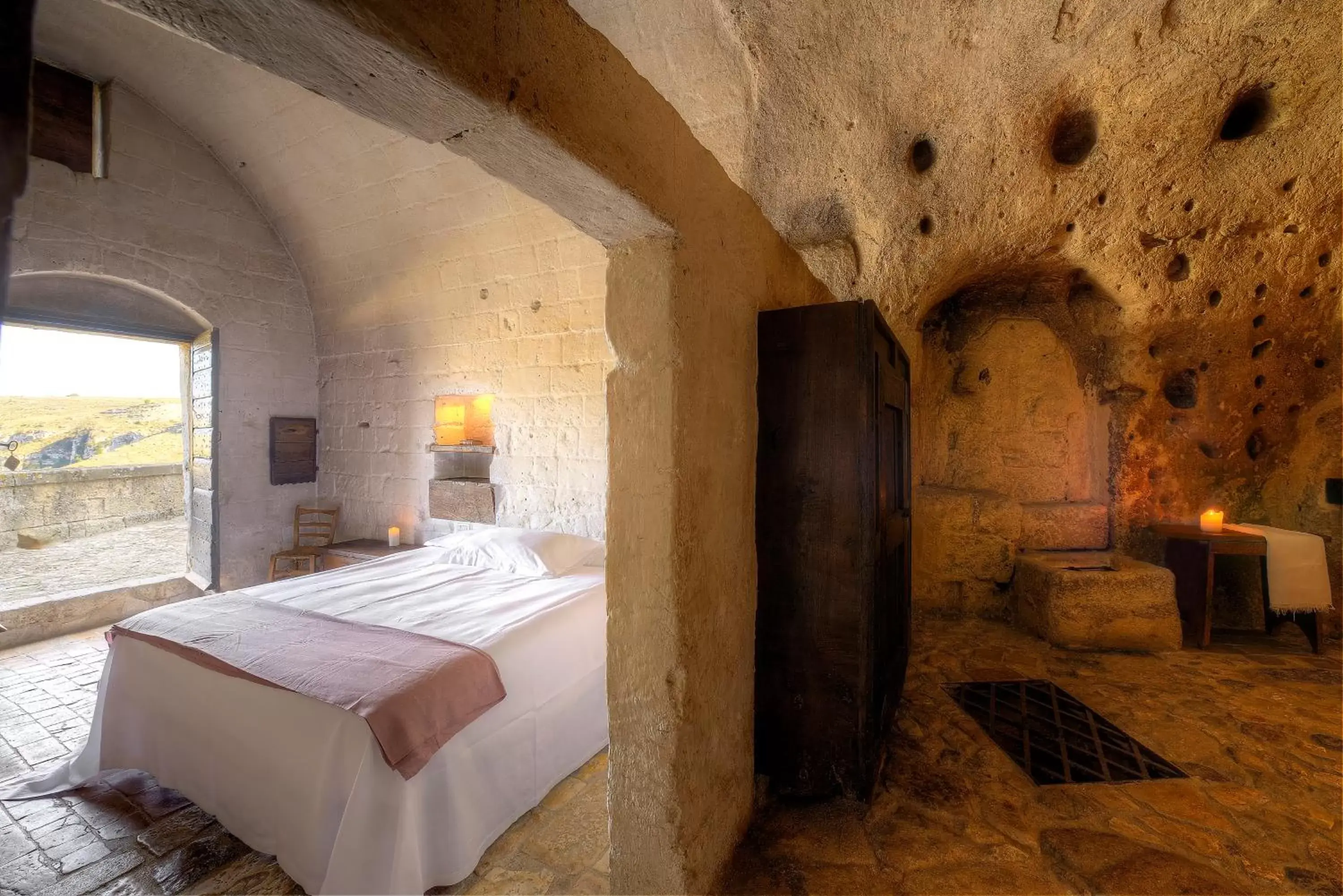 Bed in Sextantio Le Grotte Della Civita