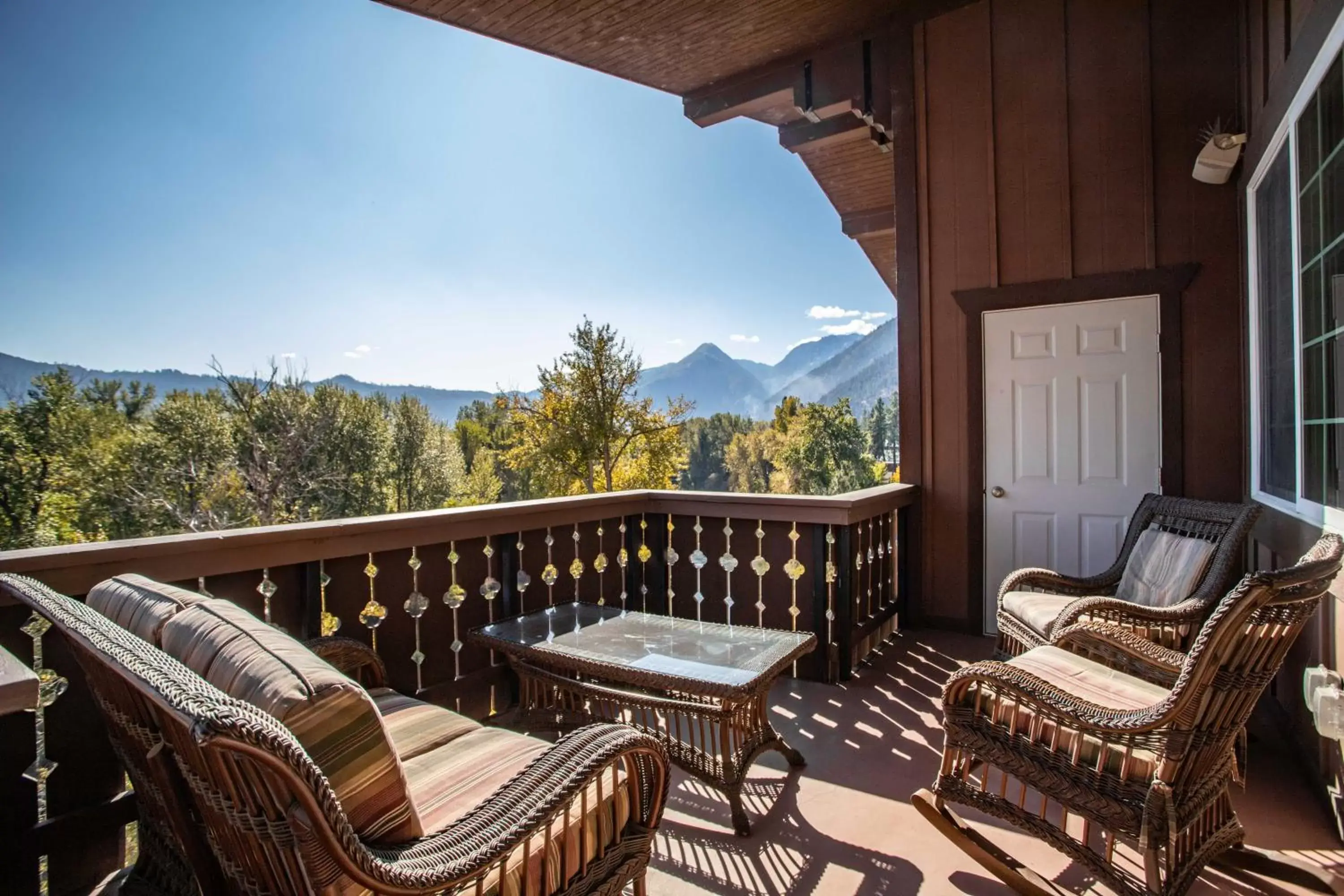 Balcony/Terrace in Obertal Inn