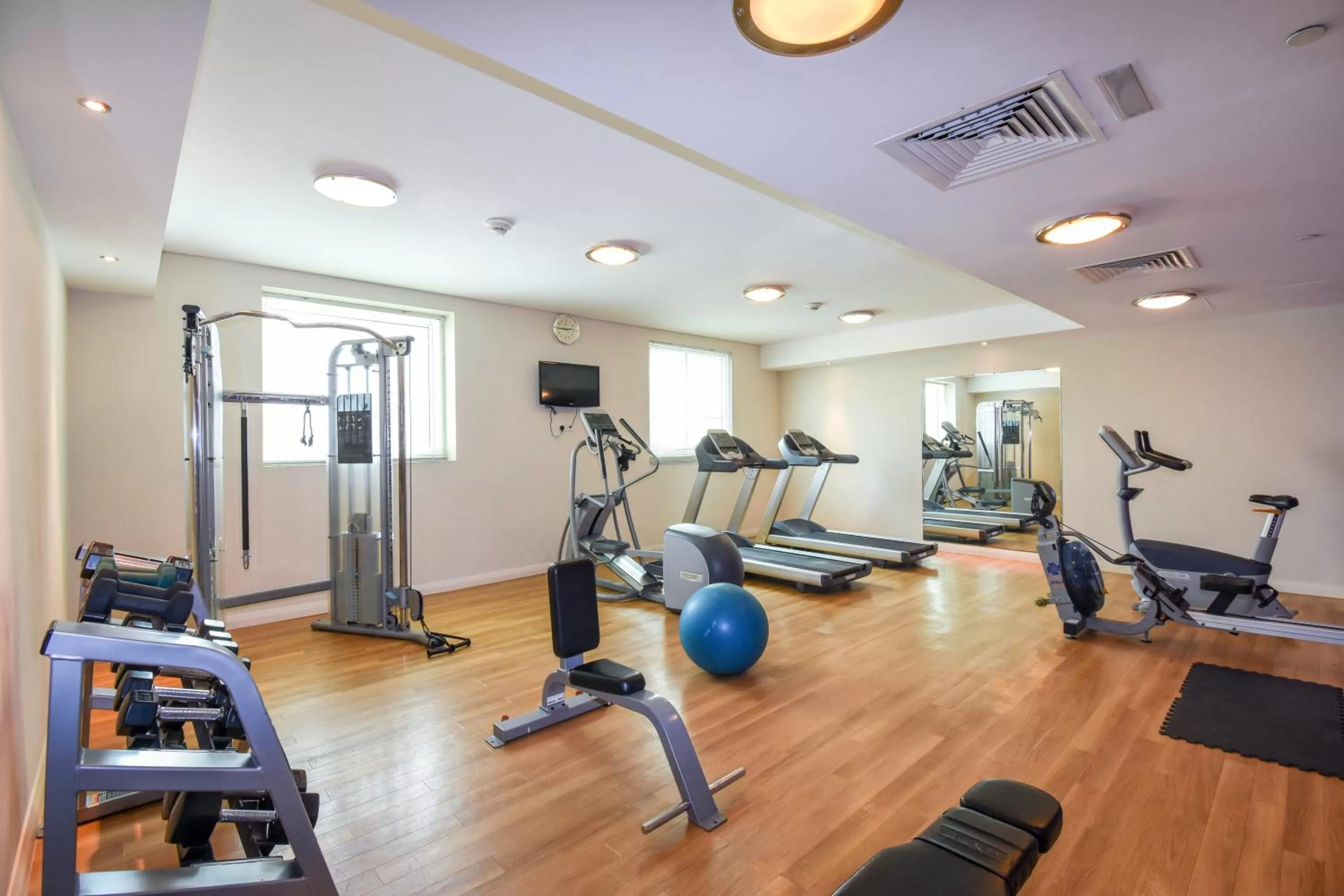 Fitness centre/facilities in Premier Inn Dubai Investments Park - An Emirates Group Company
