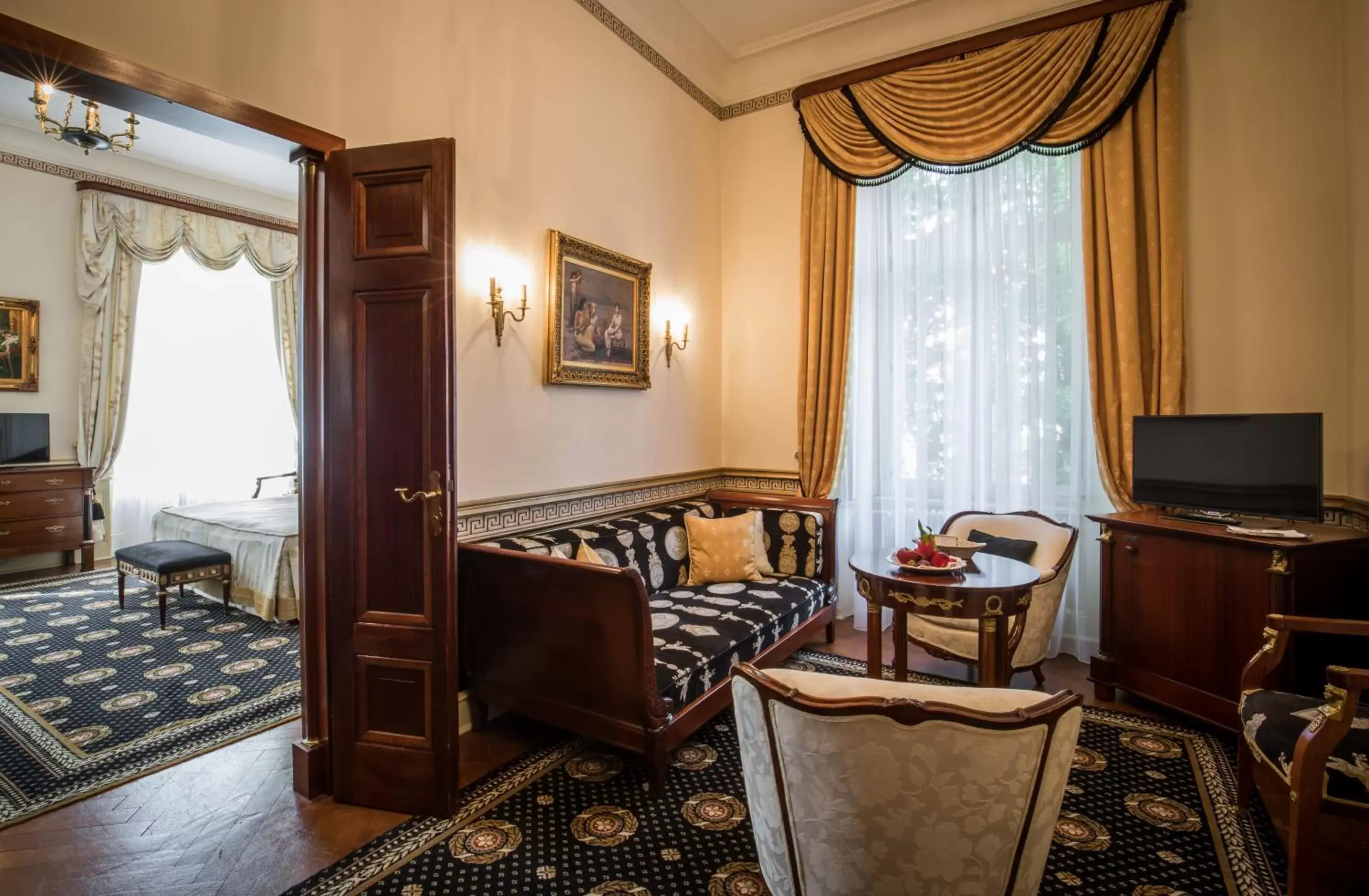 Living room, Seating Area in Hotel Belle Epoque