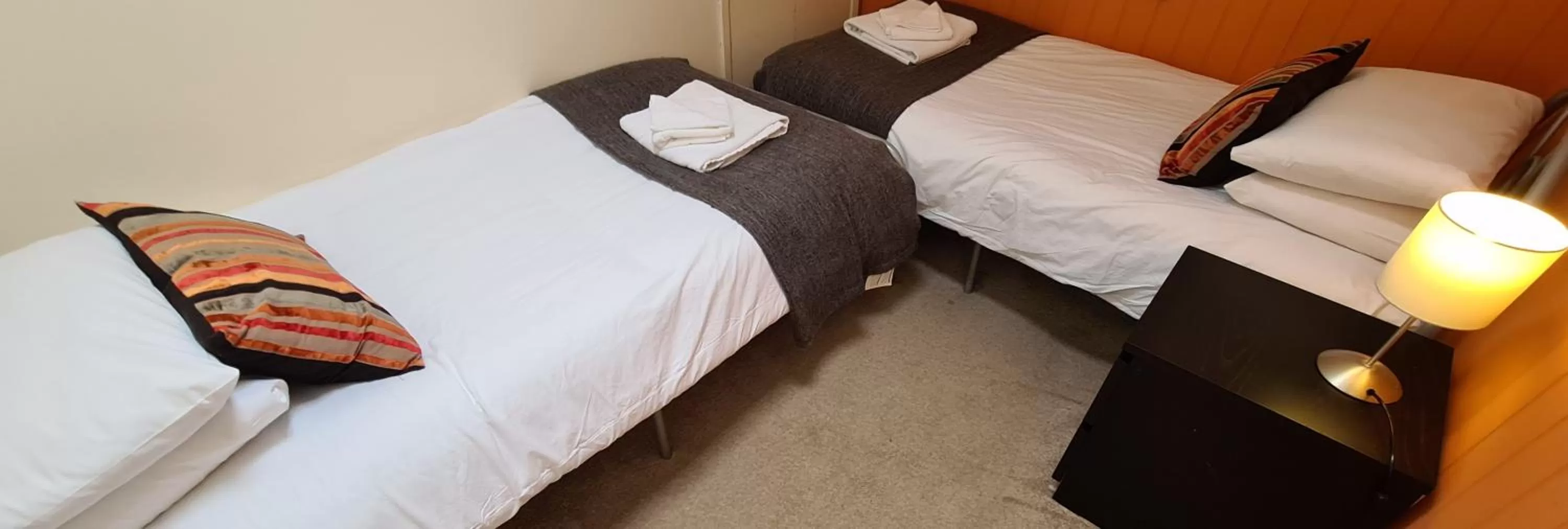 Bed in The Lamb and Flag Inn