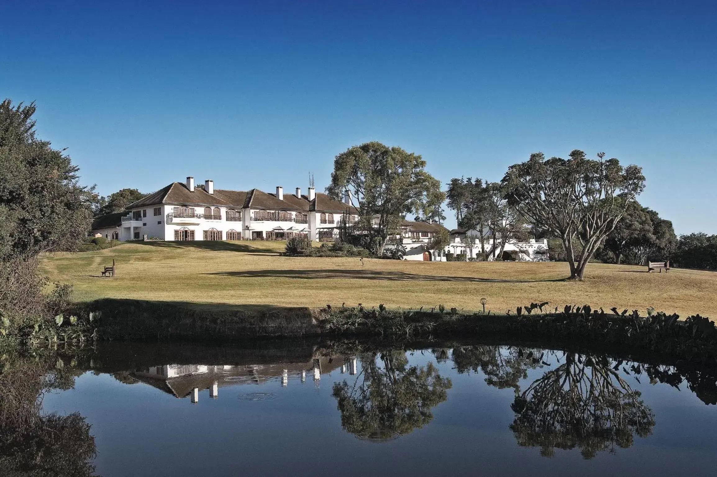 Facade/entrance in Fairmont Mount Kenya Safari Club Facade/entrance in Fairmont Mount Kenya Safari Club