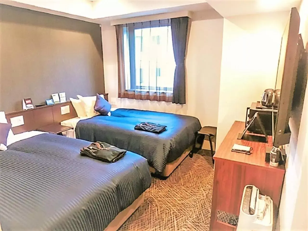 Photo of the whole room, Bed in Natural Hot Spring Hotel Livemax Premium Hiroshima