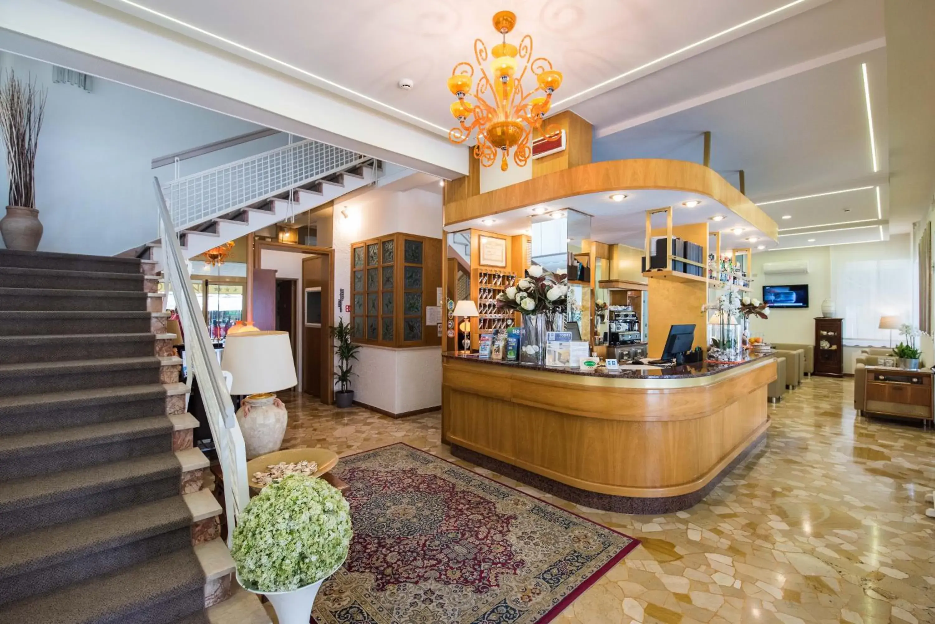 Lobby or reception in Hotel Touring
