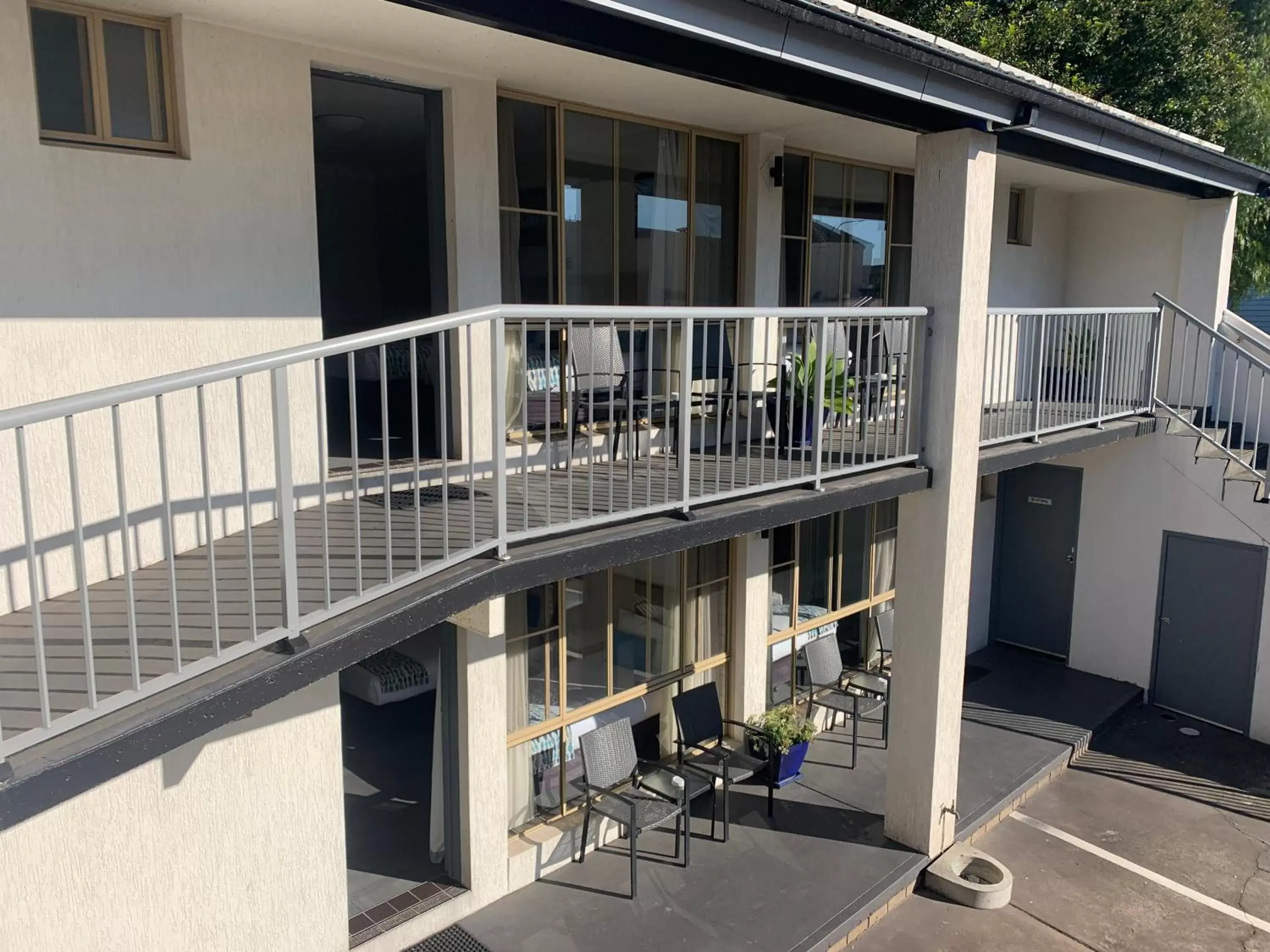 Balcony/Terrace in Zorba Waterfront Motel