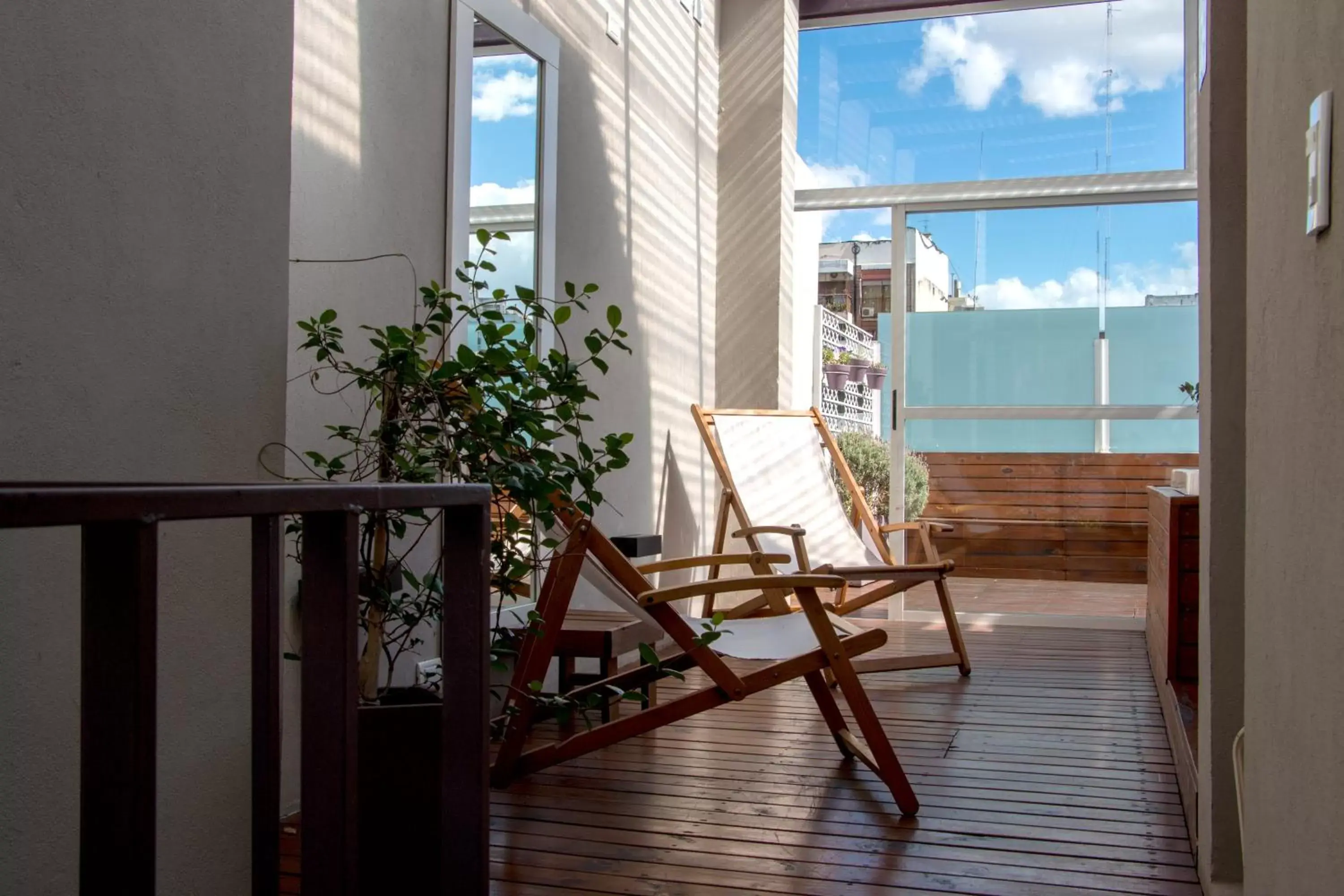 Balcony/Terrace in Infinito Hotel