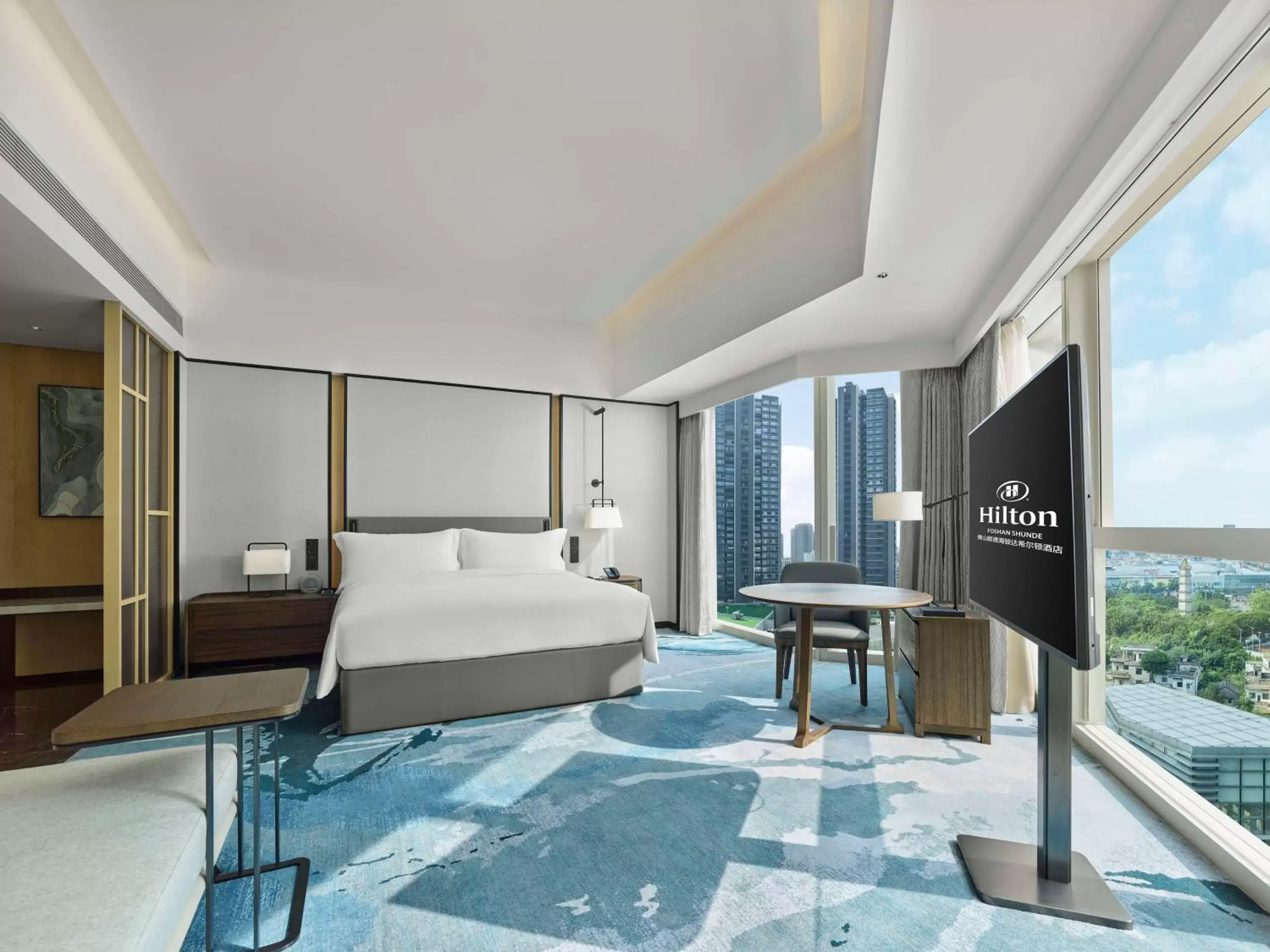 Bed in Hilton Foshan Shunde