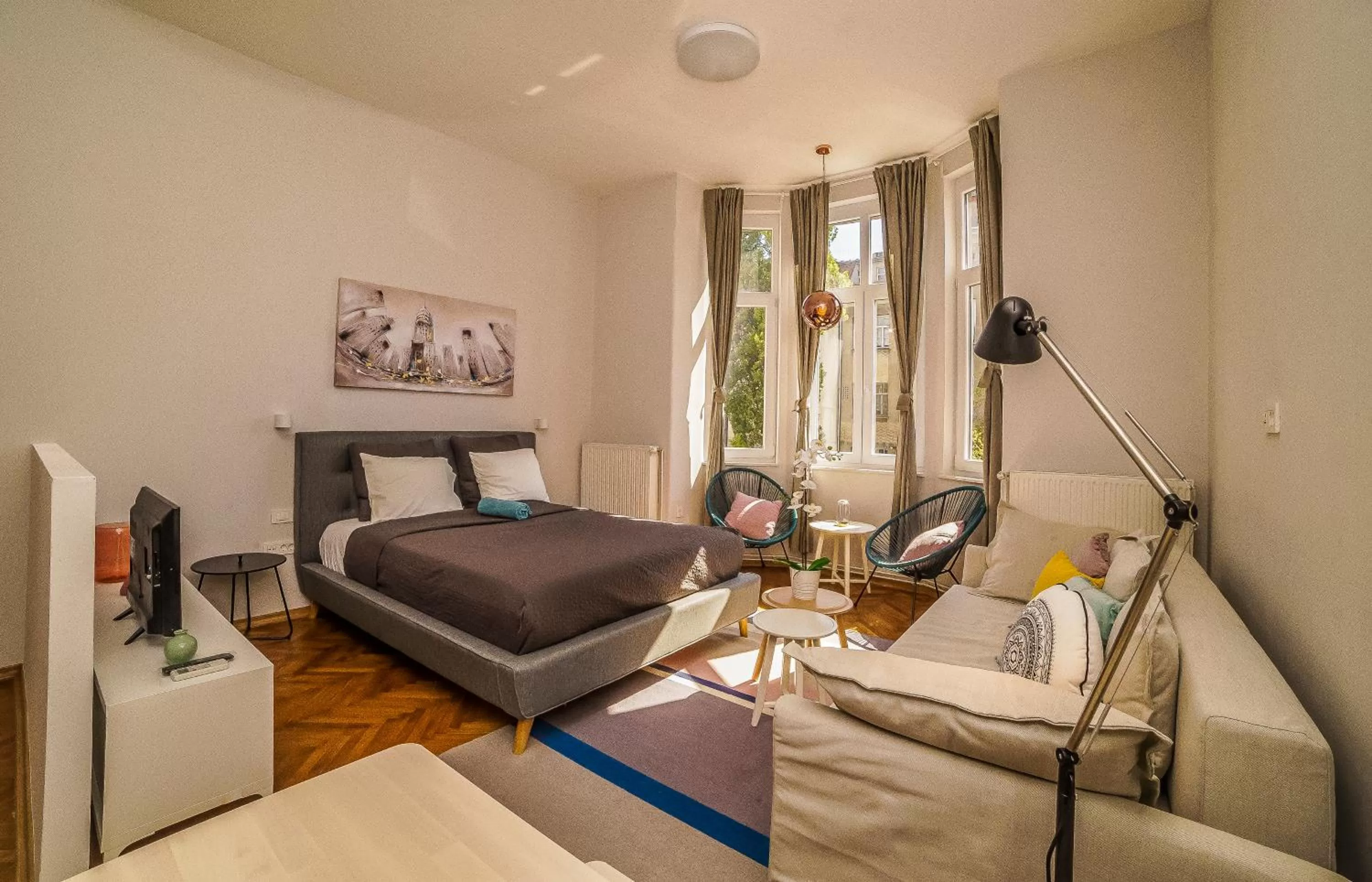 Bedroom, Bed in Doma Zagreb Aparthotel