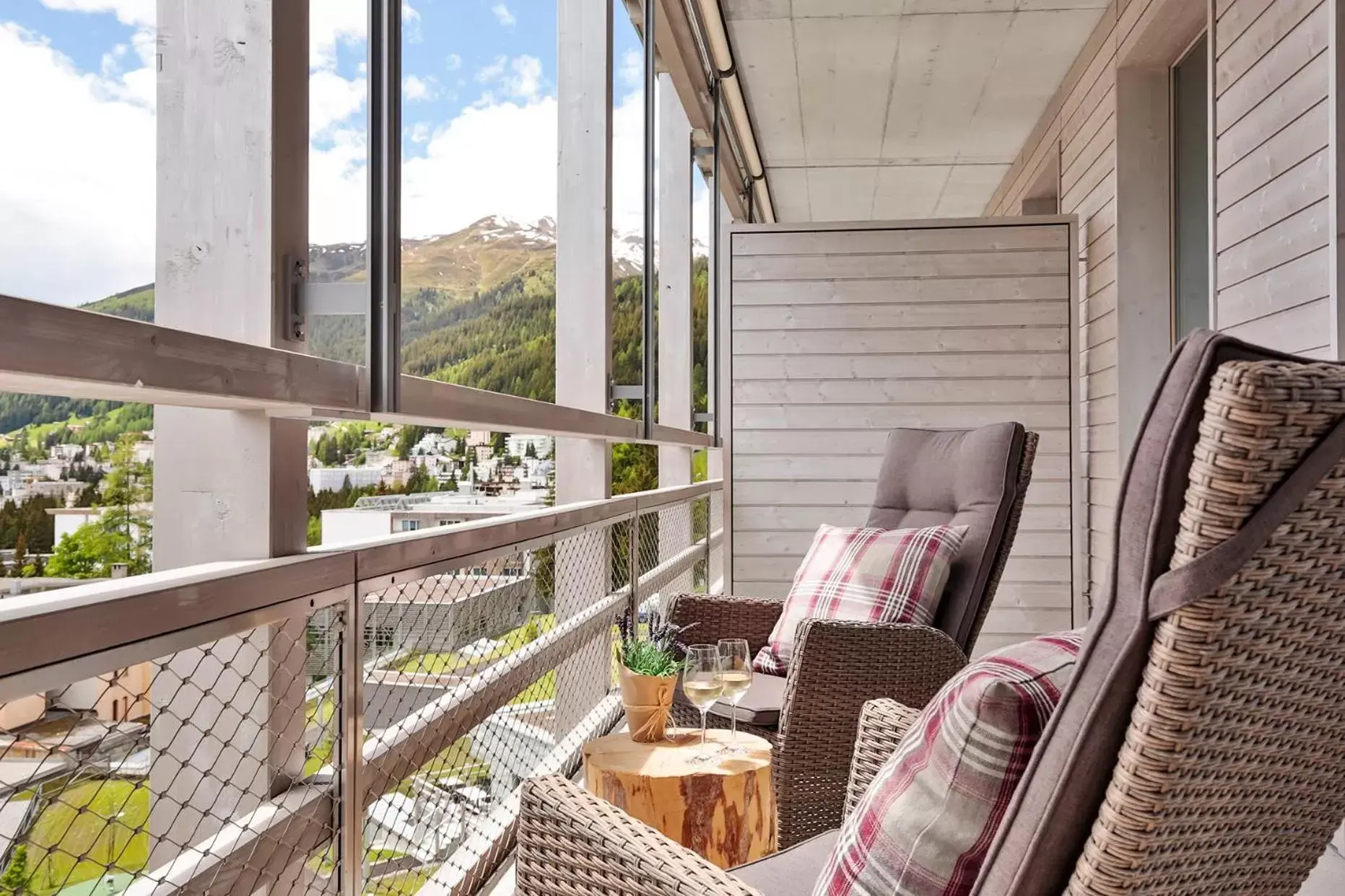 Balcony/Terrace in AMERON Davos Swiss Mountain Resort