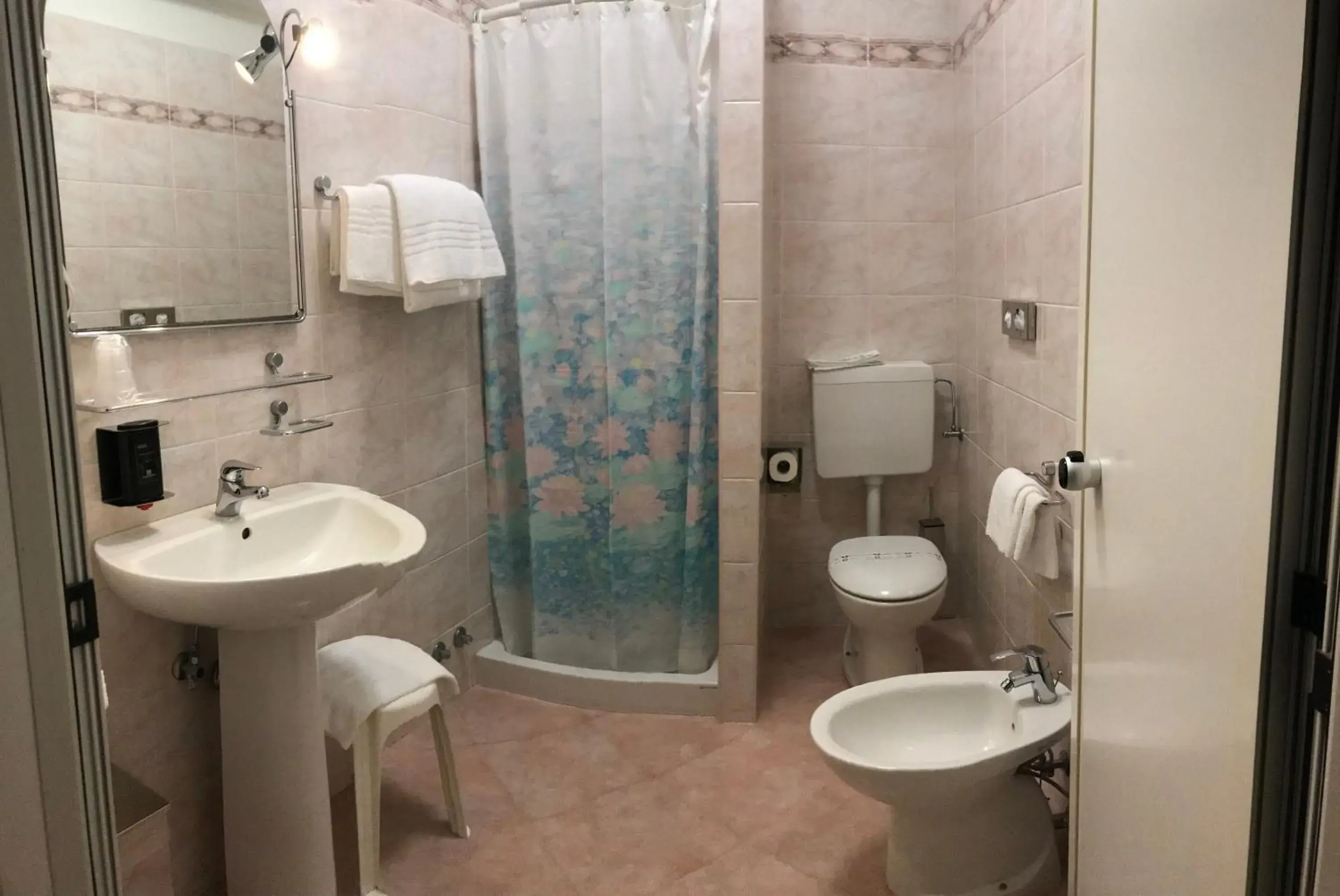 Bathroom in Hotel San Carlo