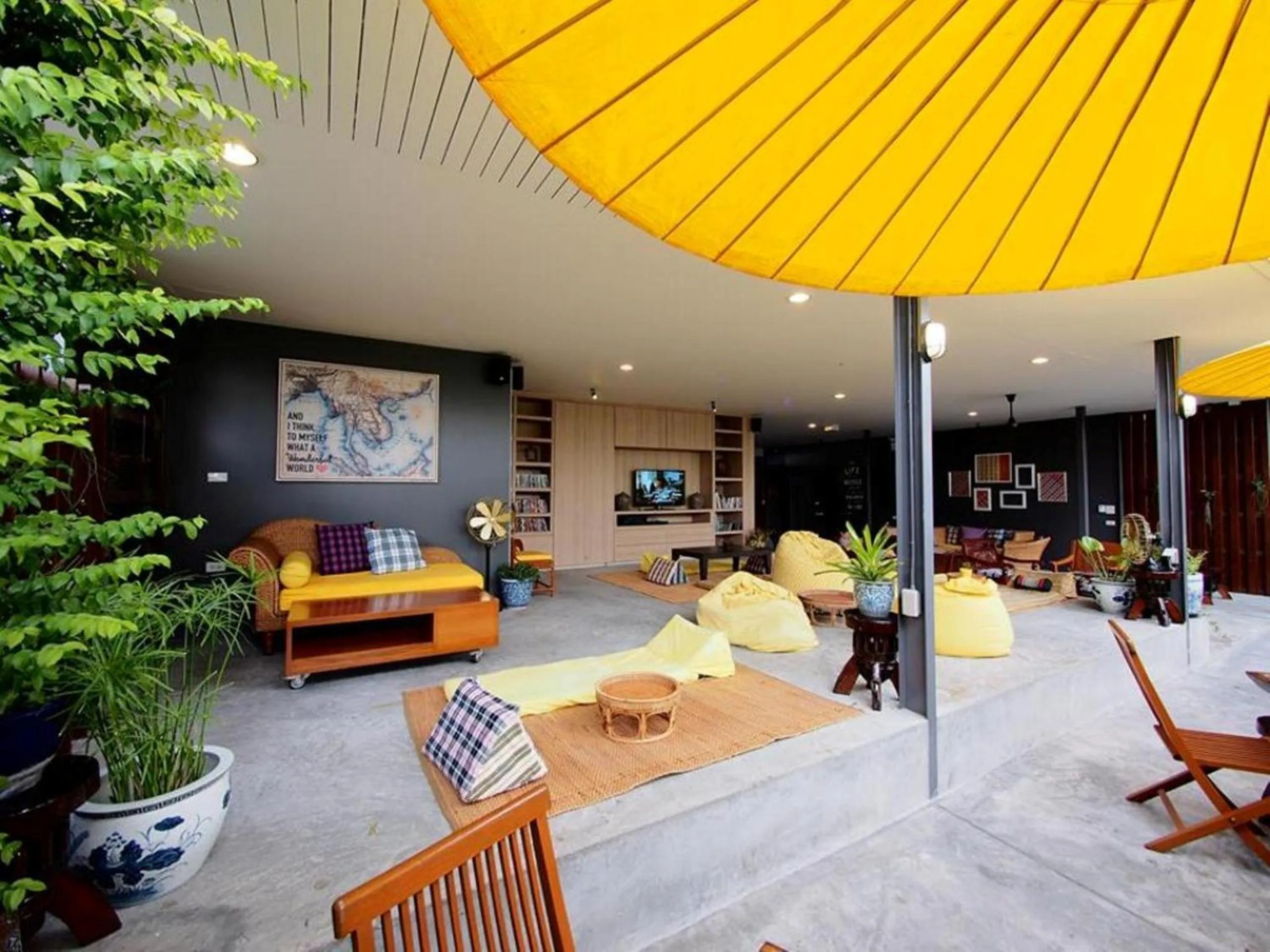 Lobby or reception in S1hostel Bangkok