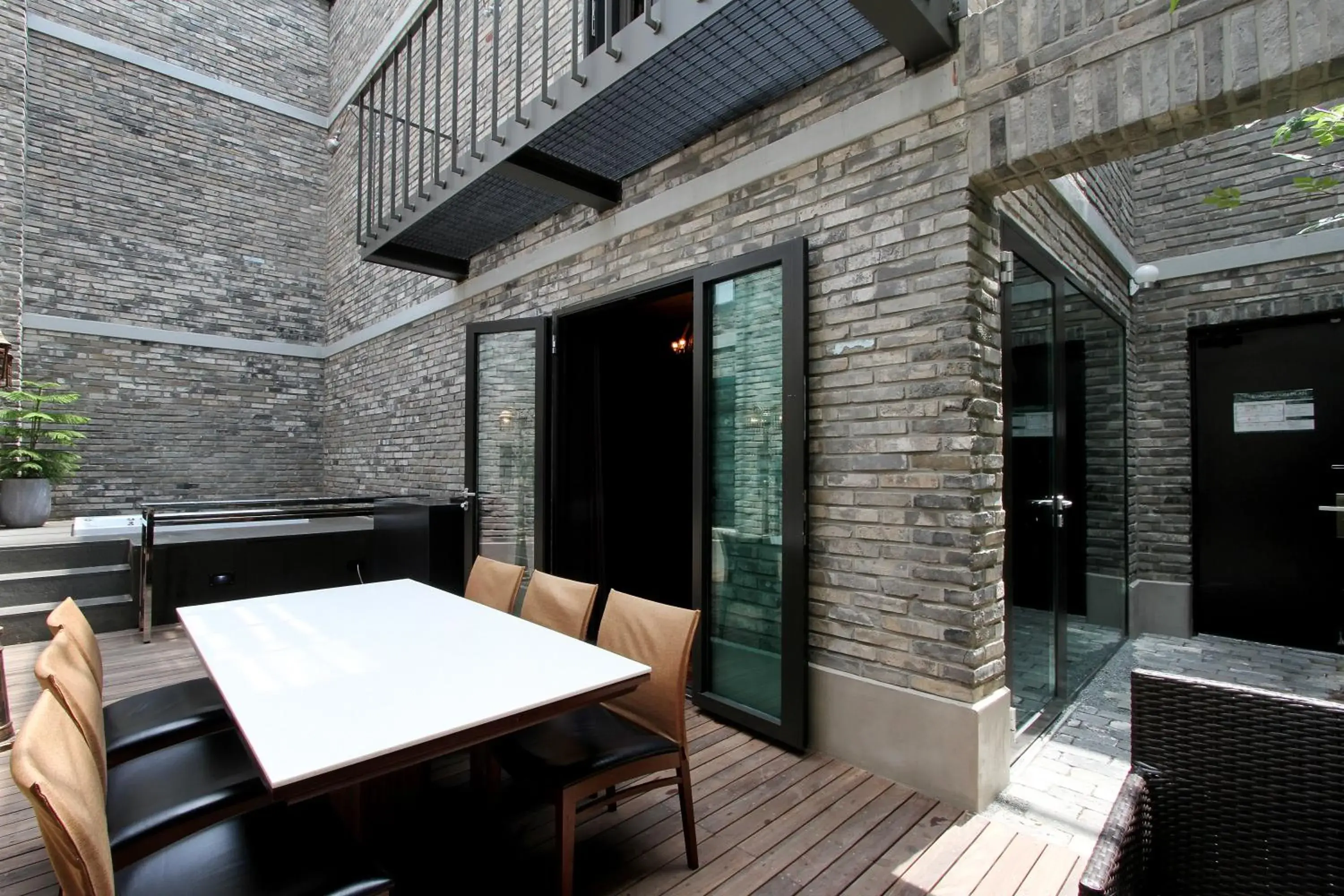 Patio in Hotel Loft