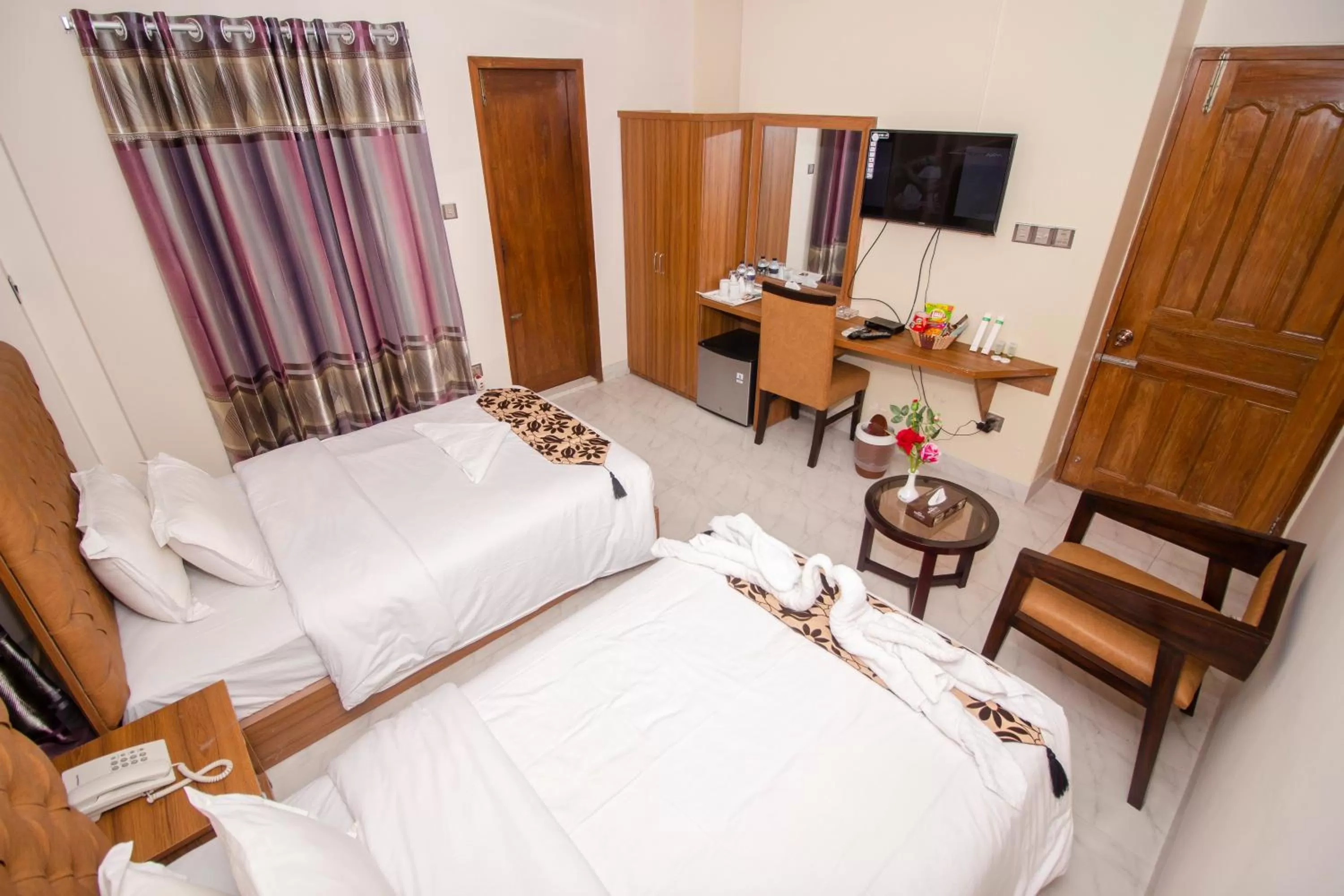 Bed in Memento Residence