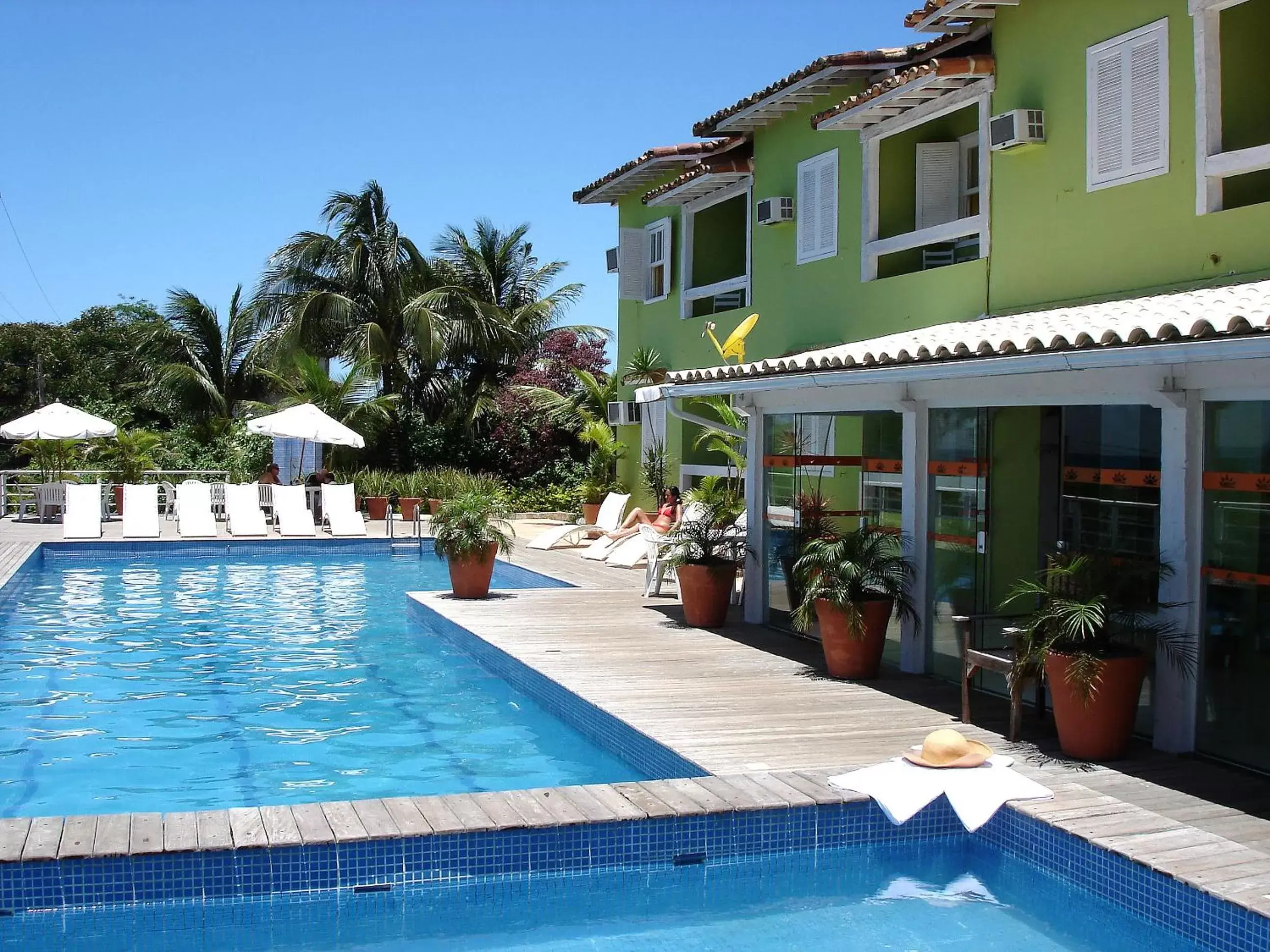 Pool view, Property Building in Pousada dos Reis