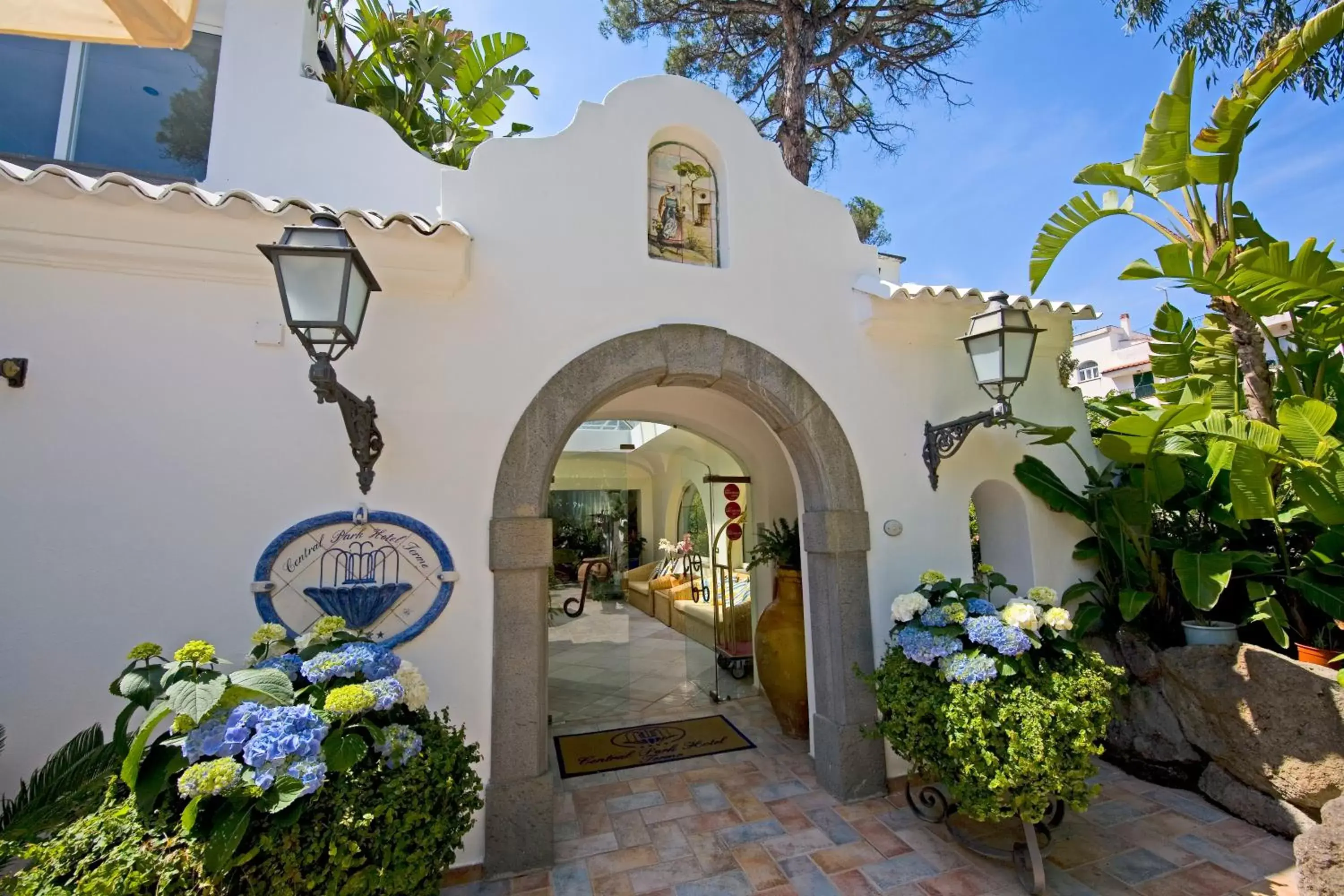 Facade/entrance in Central Park Terme Facade/entrance in Central Park Terme