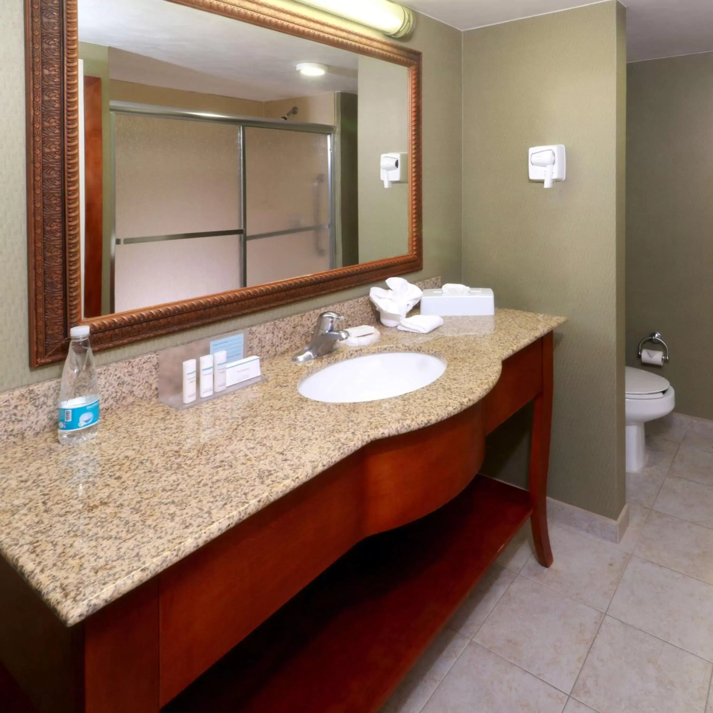 Bathroom in Hampton by Hilton Reynosa Zona Industrial