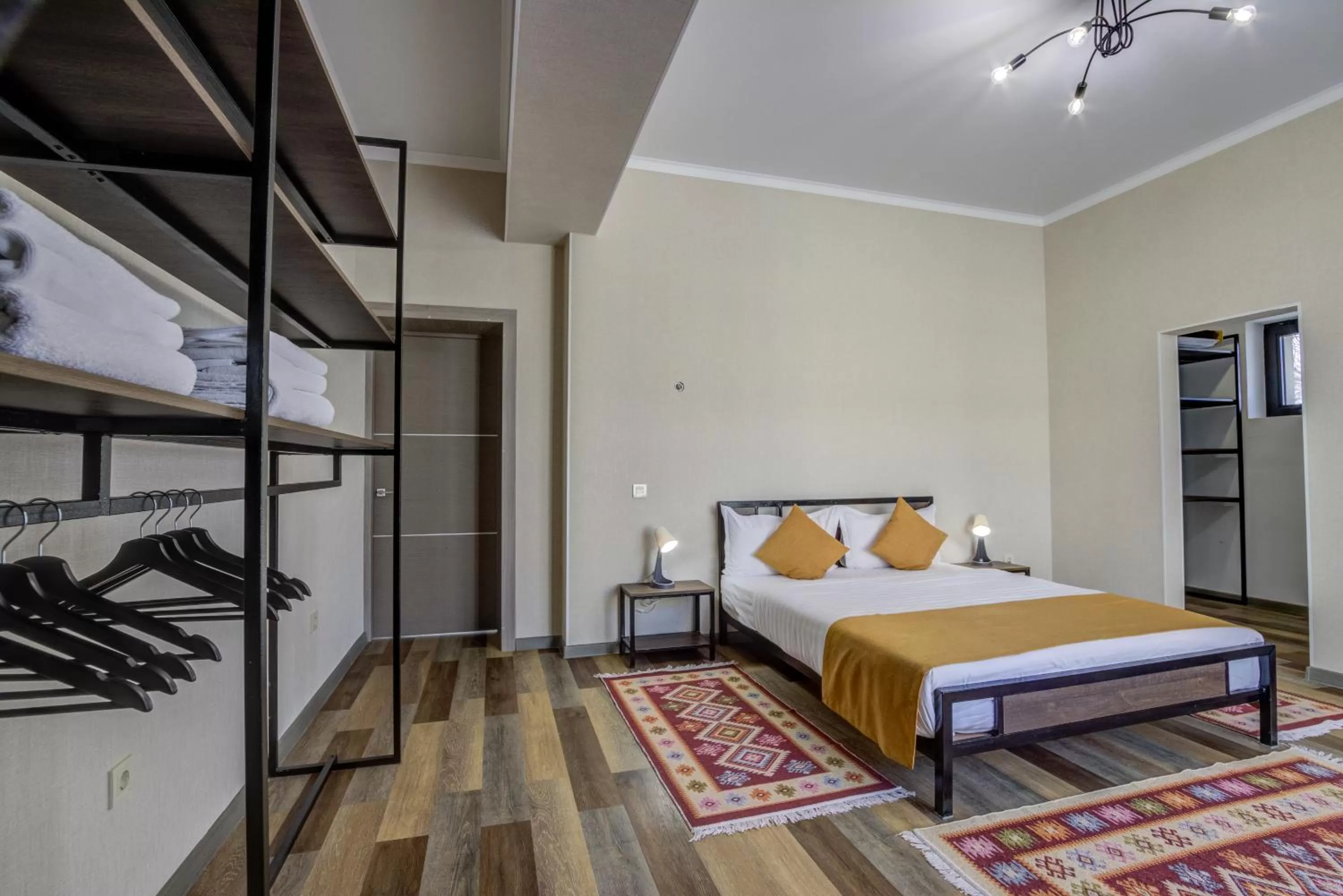 Bed in My hotel Karakol