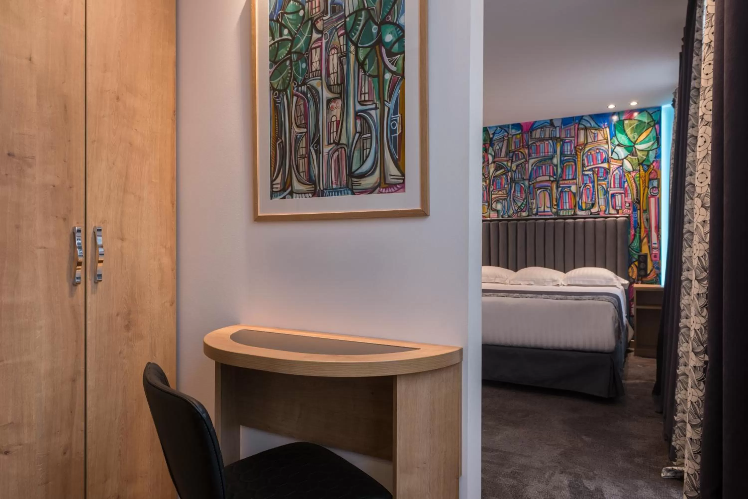 Decorative detail, Bed in Hotel Aida Opera