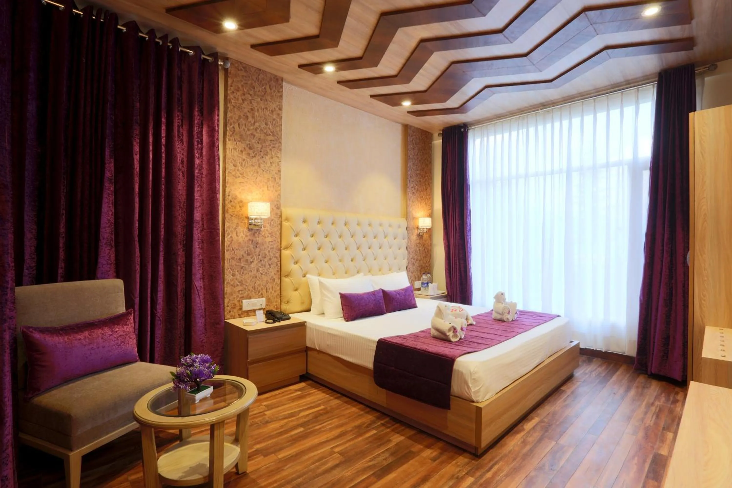 Bedroom, Bed in The Highland Park - A Truly River side Resort