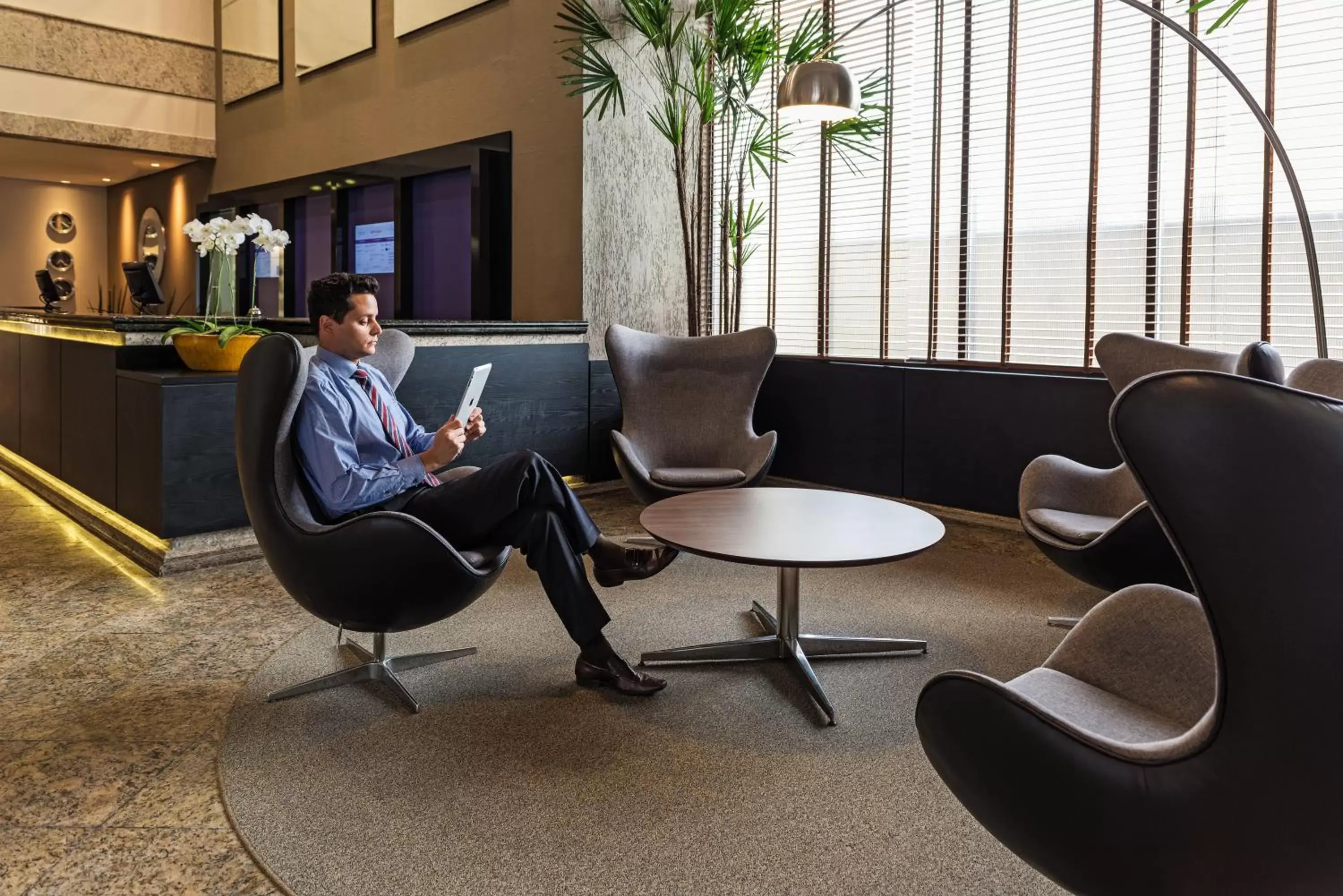 Lobby or reception in Mercure Joinville Prinz Lobby or reception in Mercure Joinville Prinz