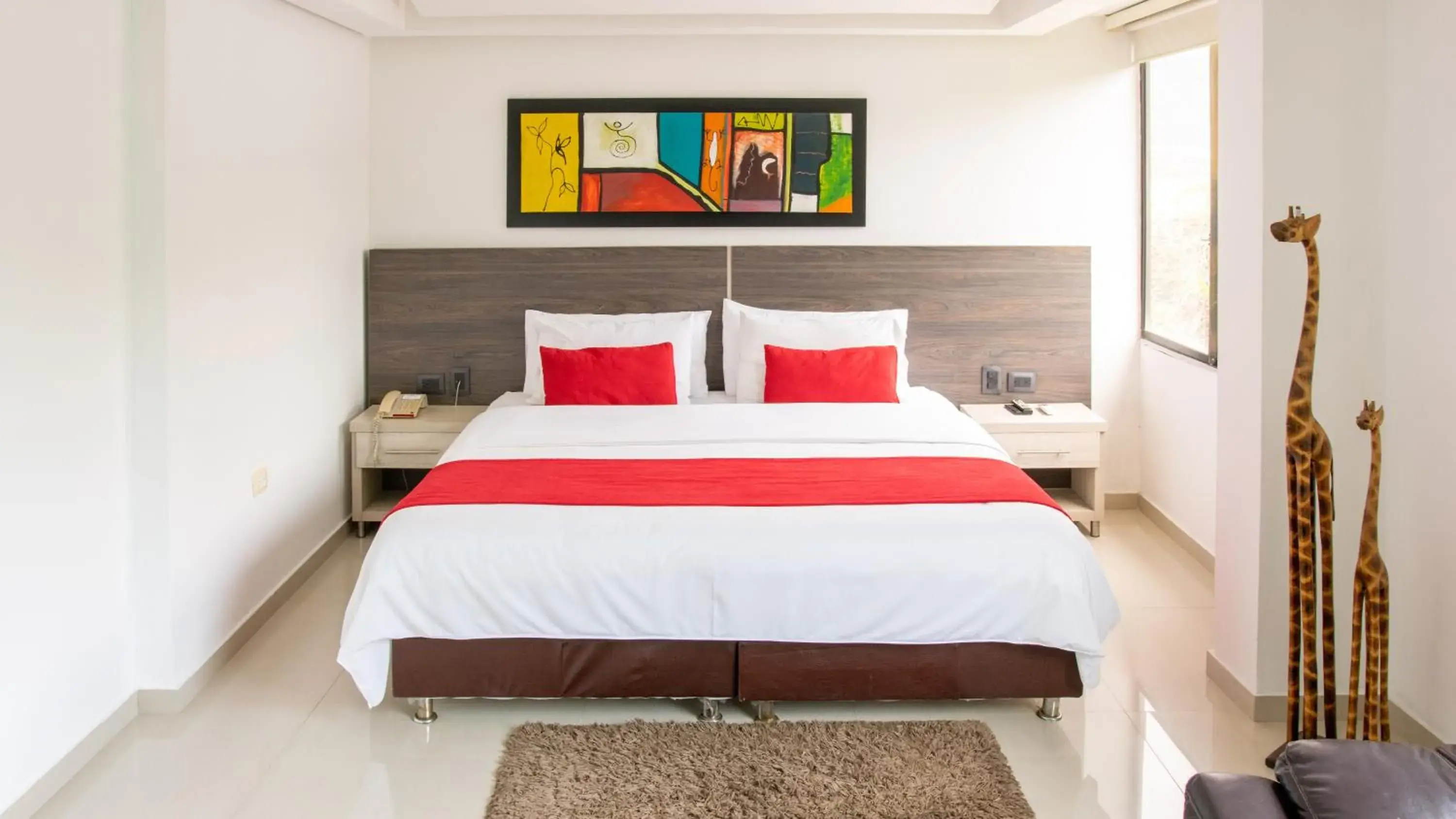 Bed in Hotel San Juan Internacional