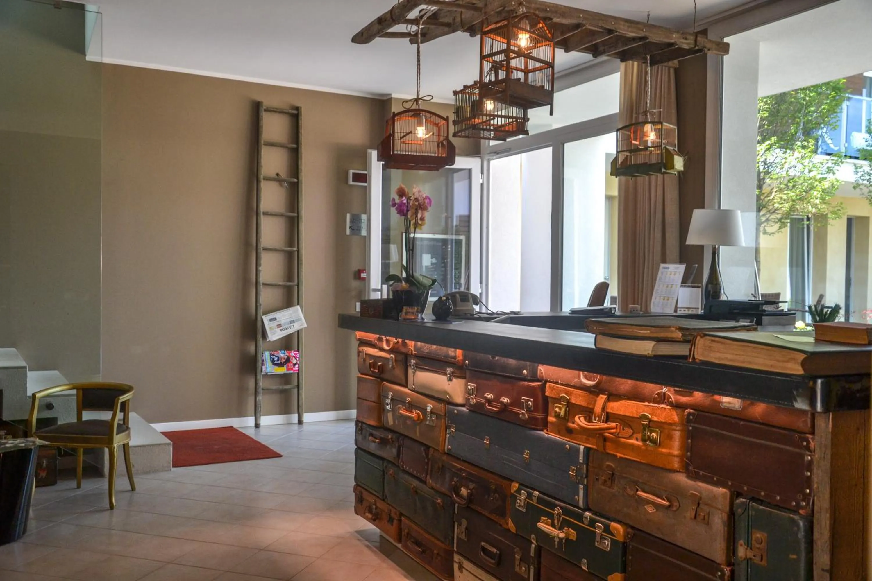 Lobby or reception in Hotel Maximilian