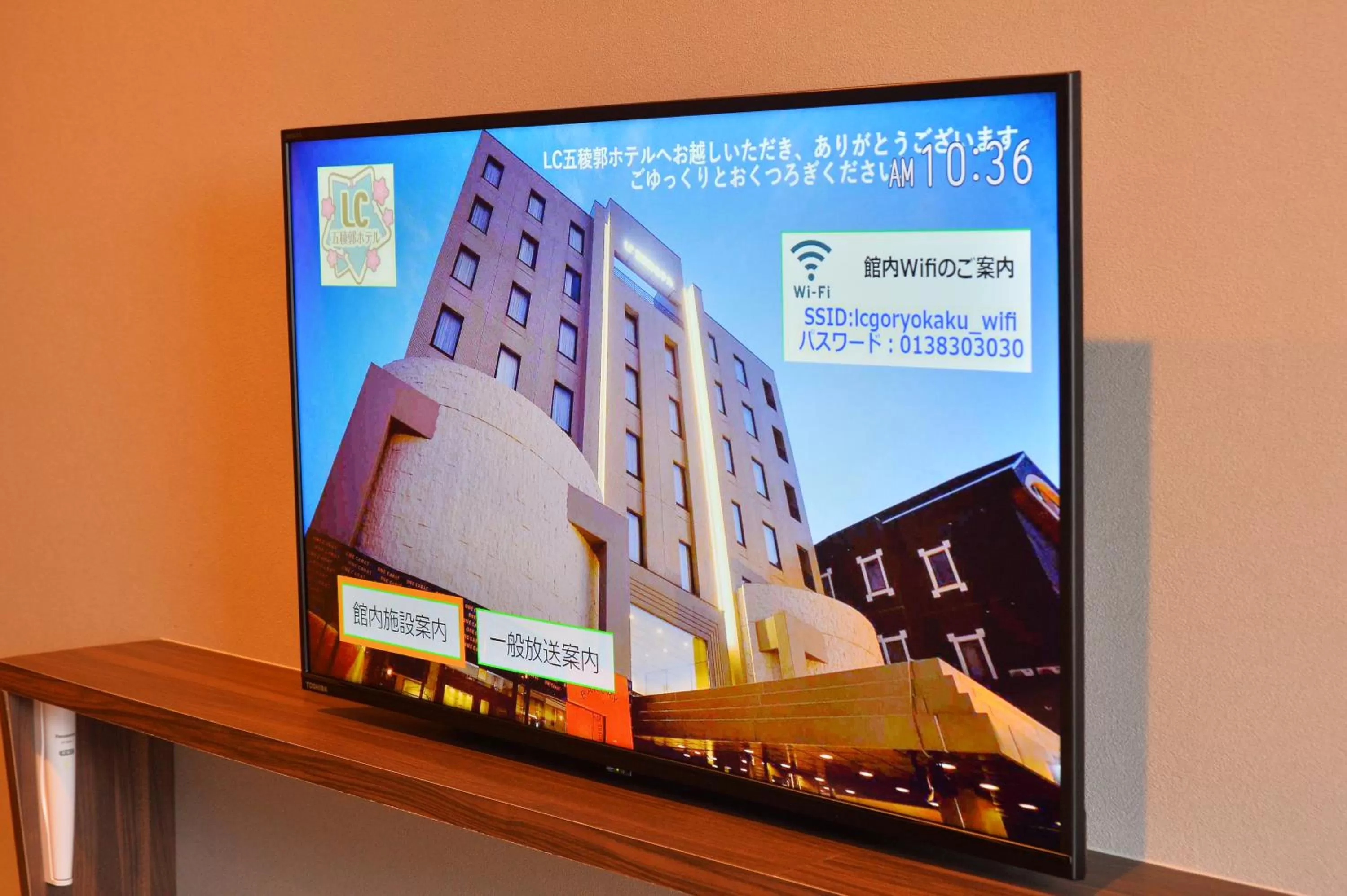 TV and multimedia in LC Goryokaku Hotel
