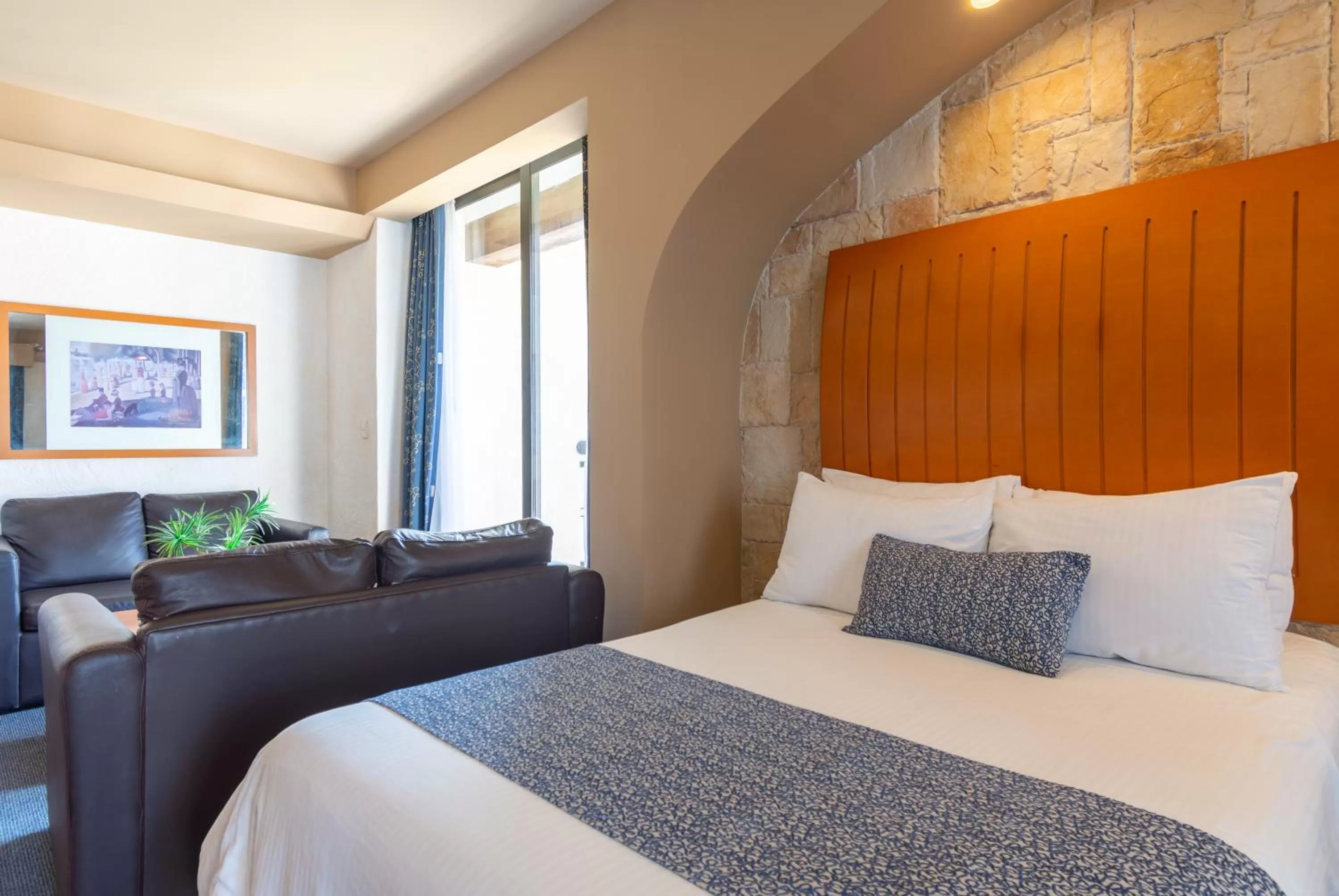 Bed in Hotel Flamingo Inn