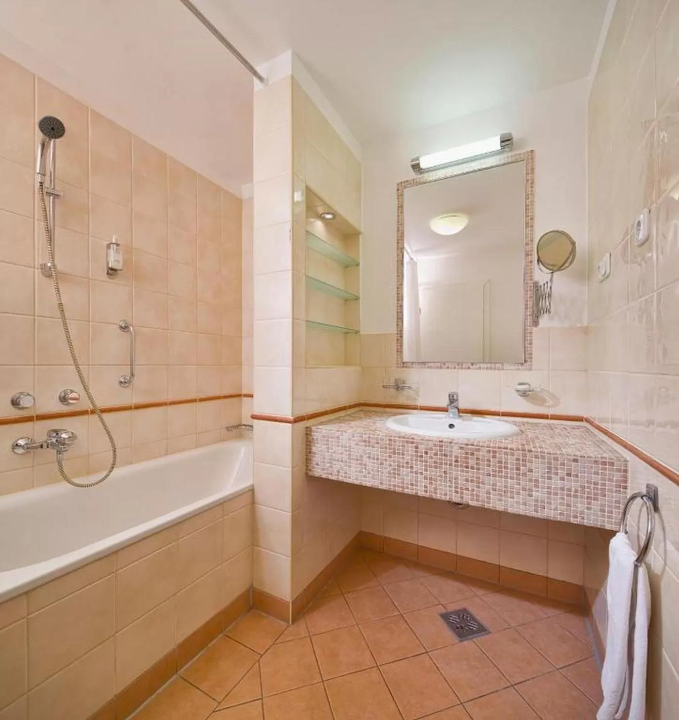 Bathroom in Mamaison Residence Izabella Budapest