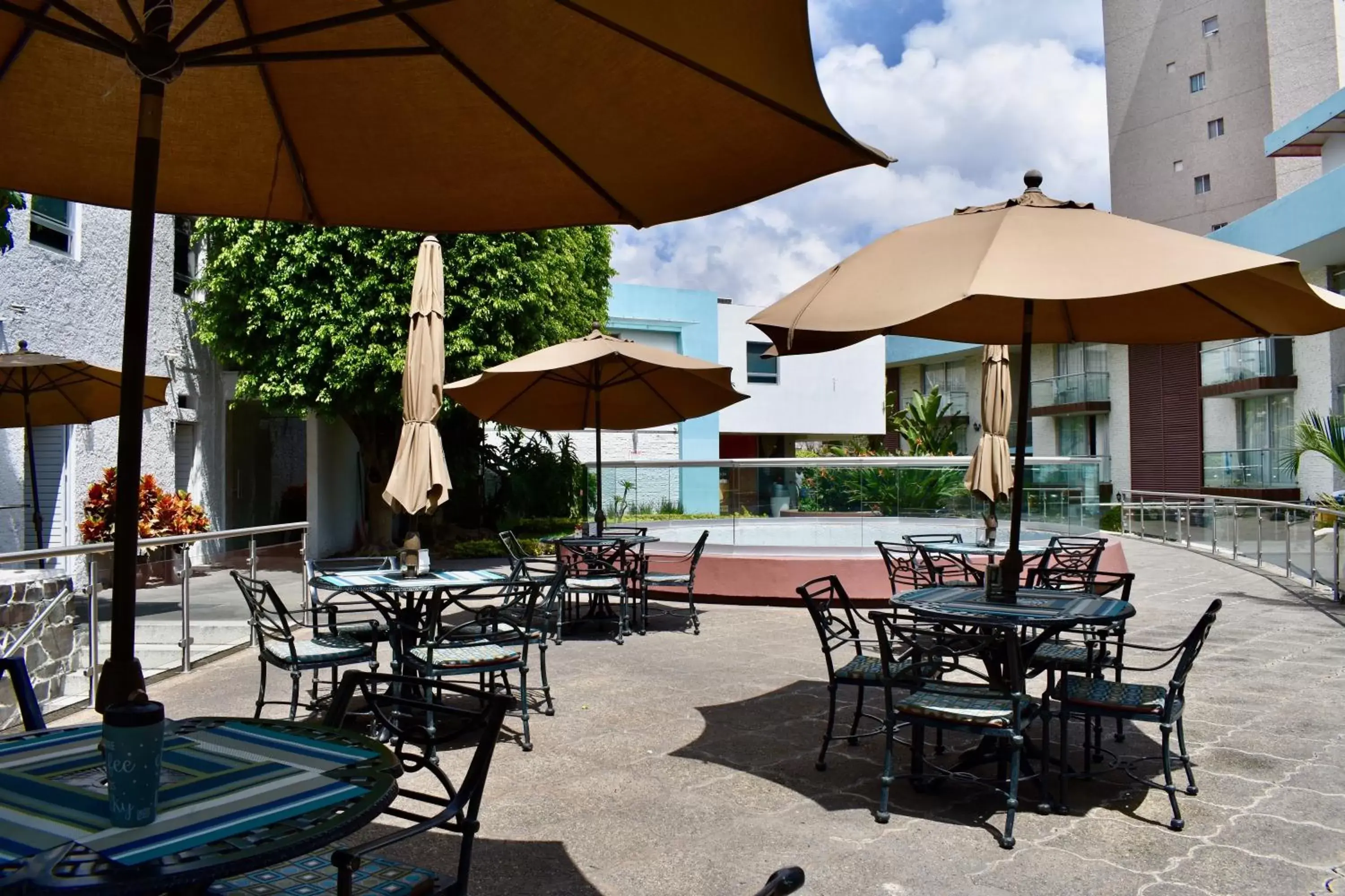 Patio in Country Hotel & Suites