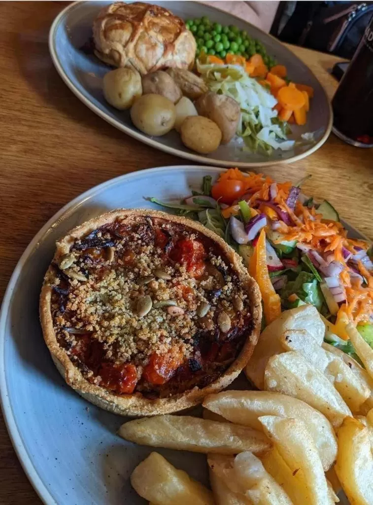 Food and drinks in The Black Horse Inn