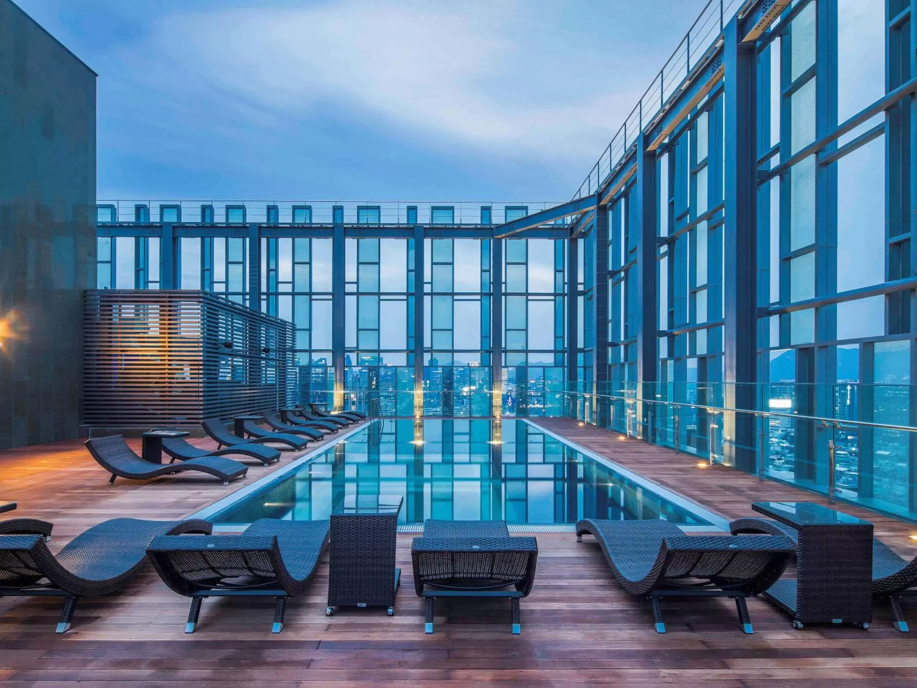 Property building, Swimming Pool in Novotel Ambassador Seoul Dongdaemun Hotels & Residences