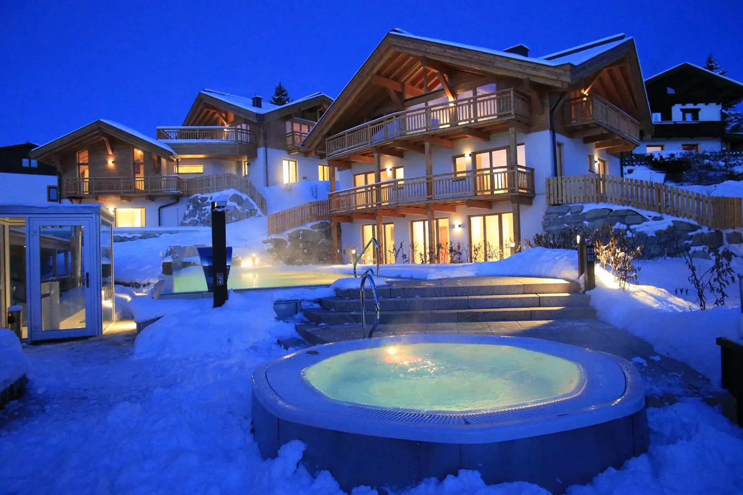 Property building, Winter in Mountains Hotel Property building, Winter in Mountains Hotel