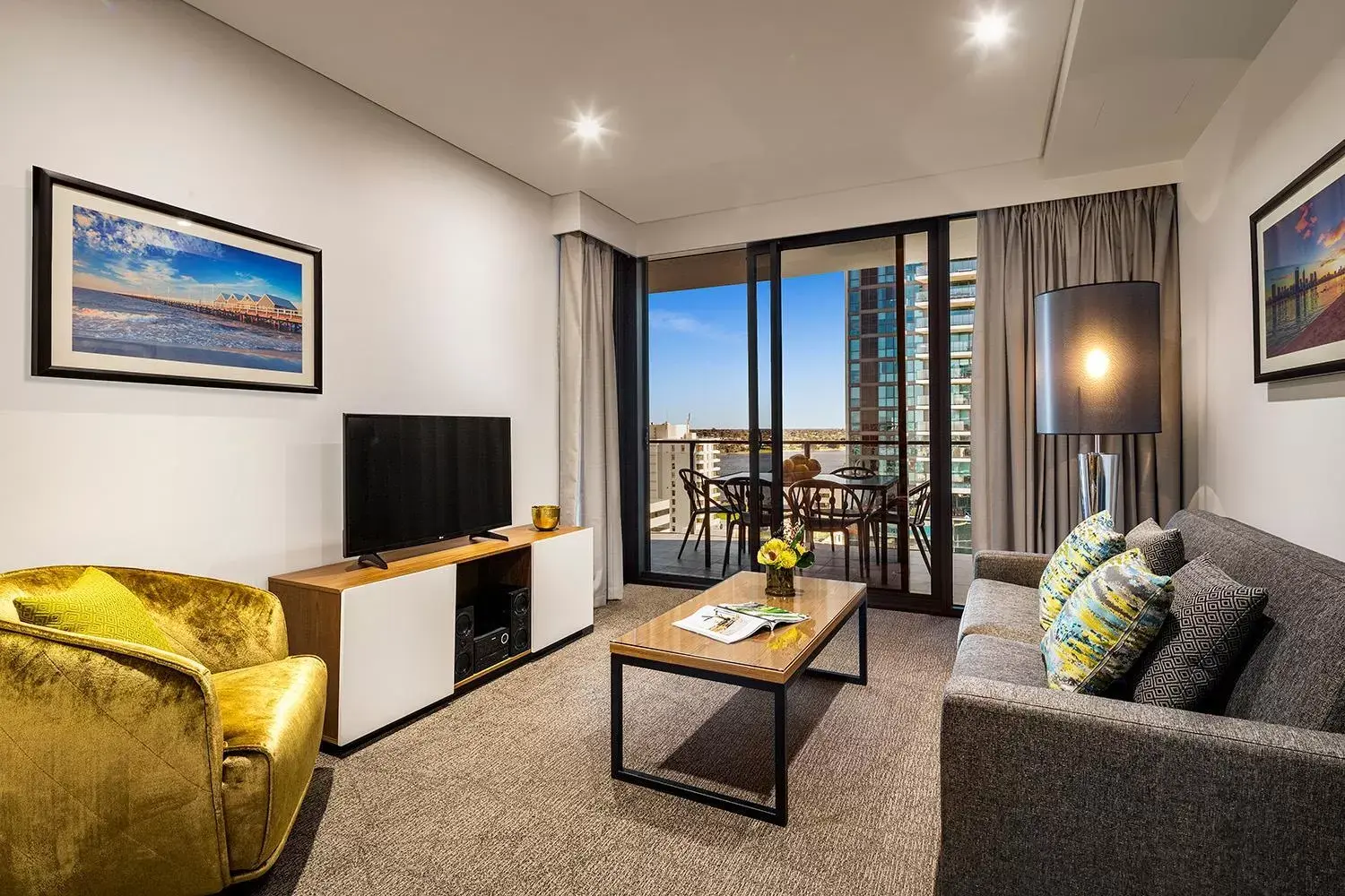 Living room, Seating Area in Quest East Perth