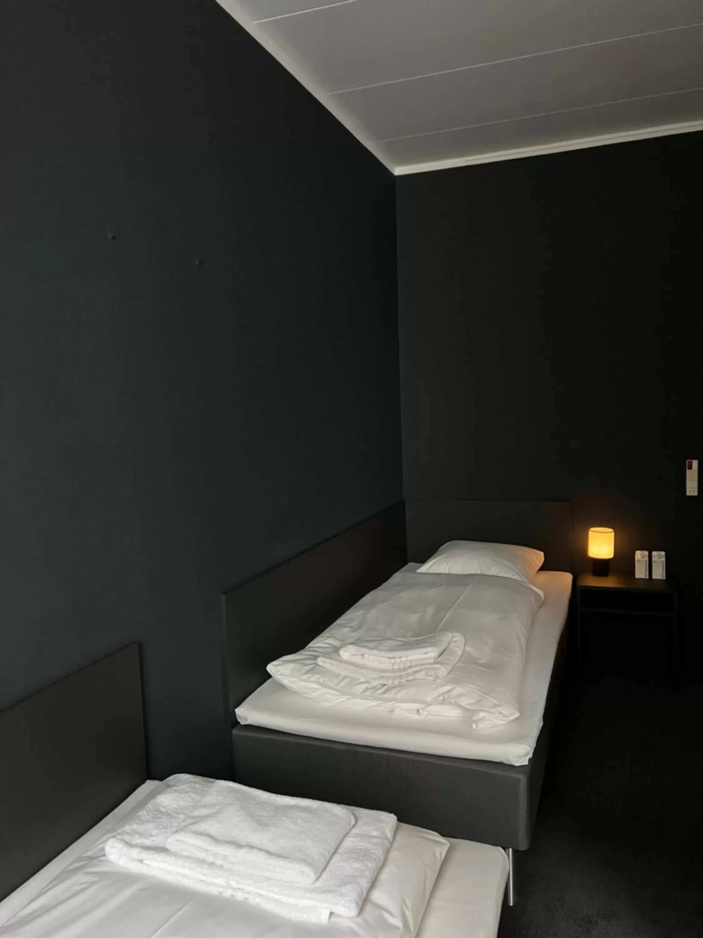 Bed in Hotel Maritime