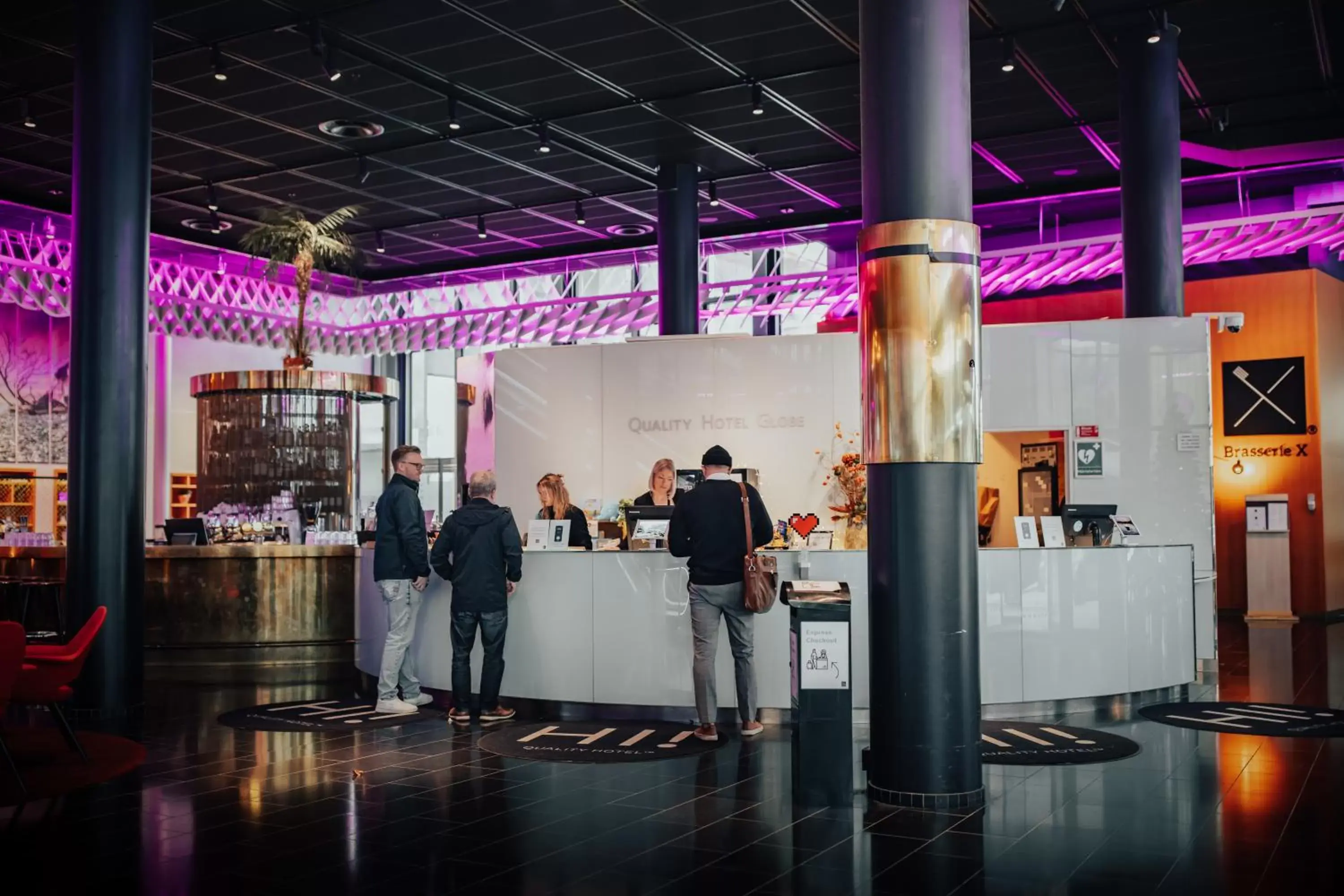 Lobby or reception in Quality Hotel Globe