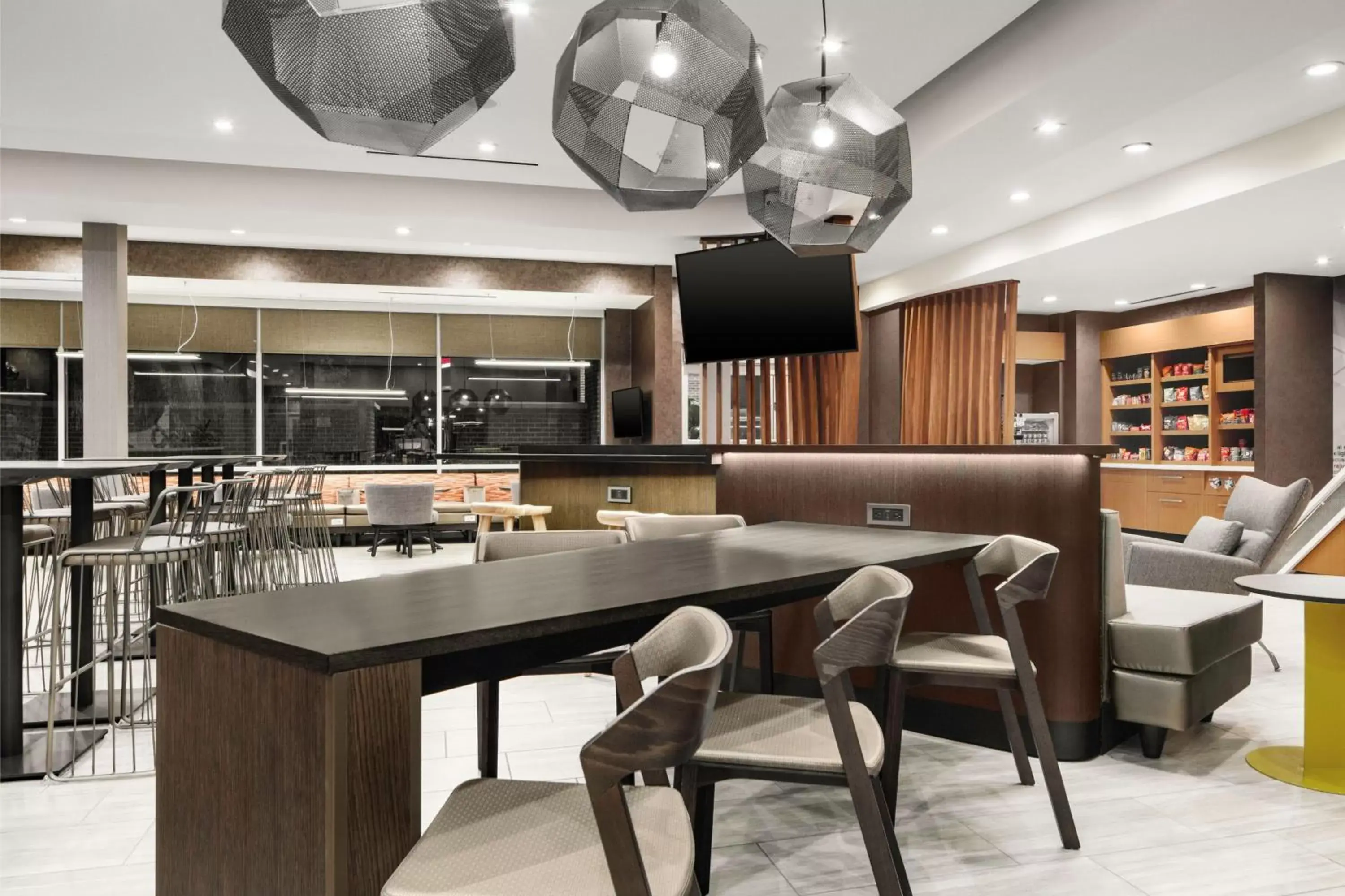 Lobby or reception, Restaurant/Places to Eat in SpringHill Suites by Marriott Raleigh Apex