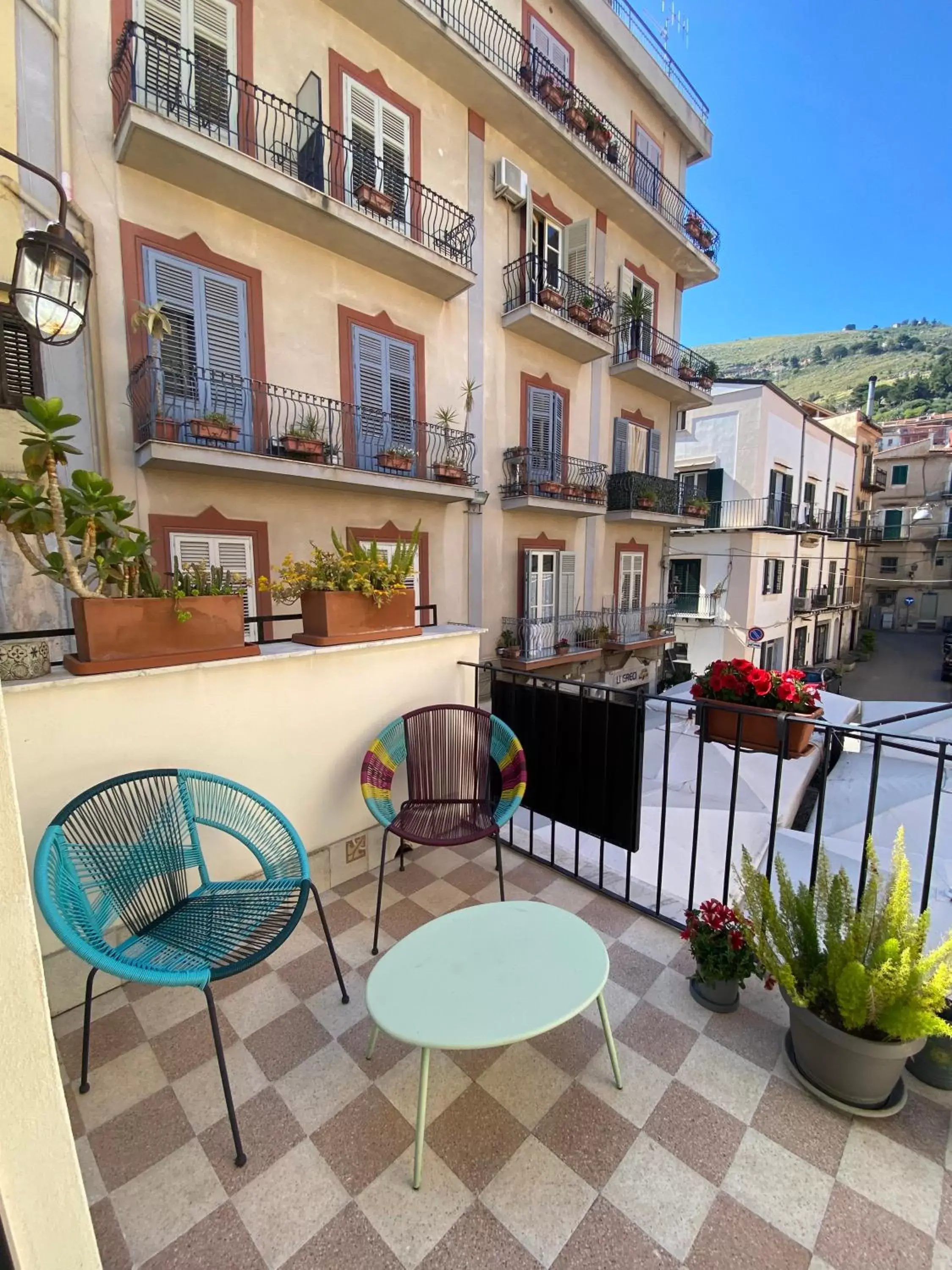 Balcony/Terrace in Torre's Camere & caffè