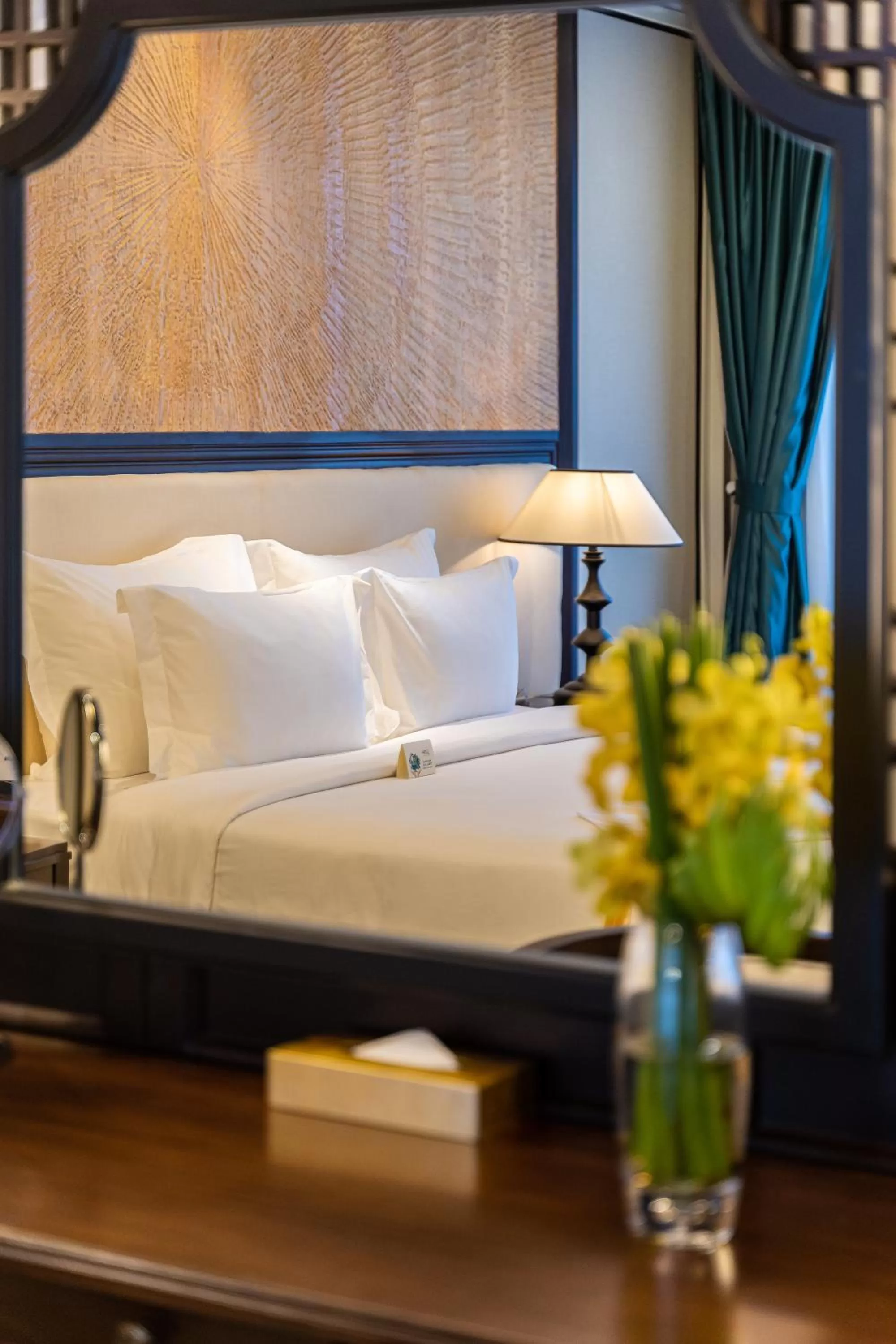 Bed in Potique Hotel