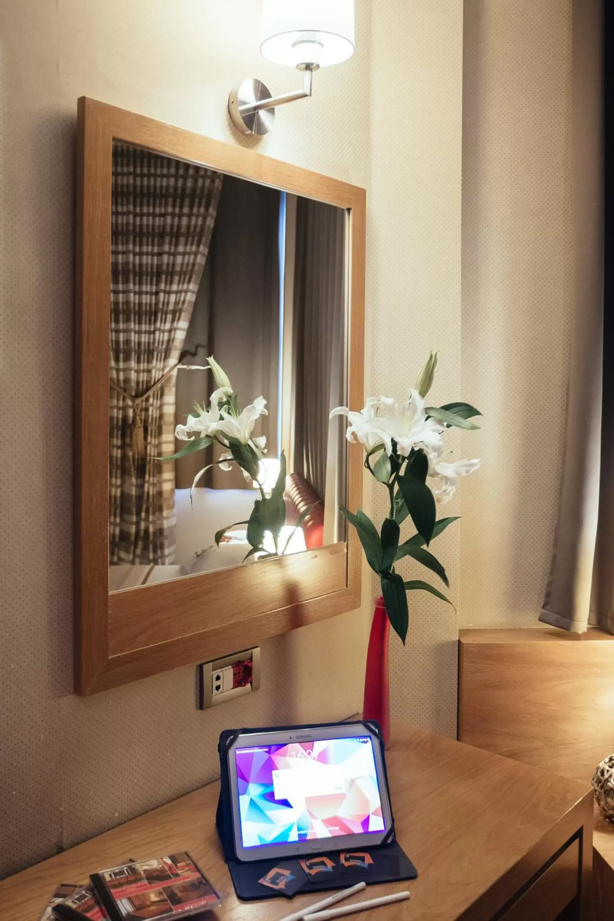 Decorative detail, TV/Entertainment Center in Alexandros Boutique Hotel